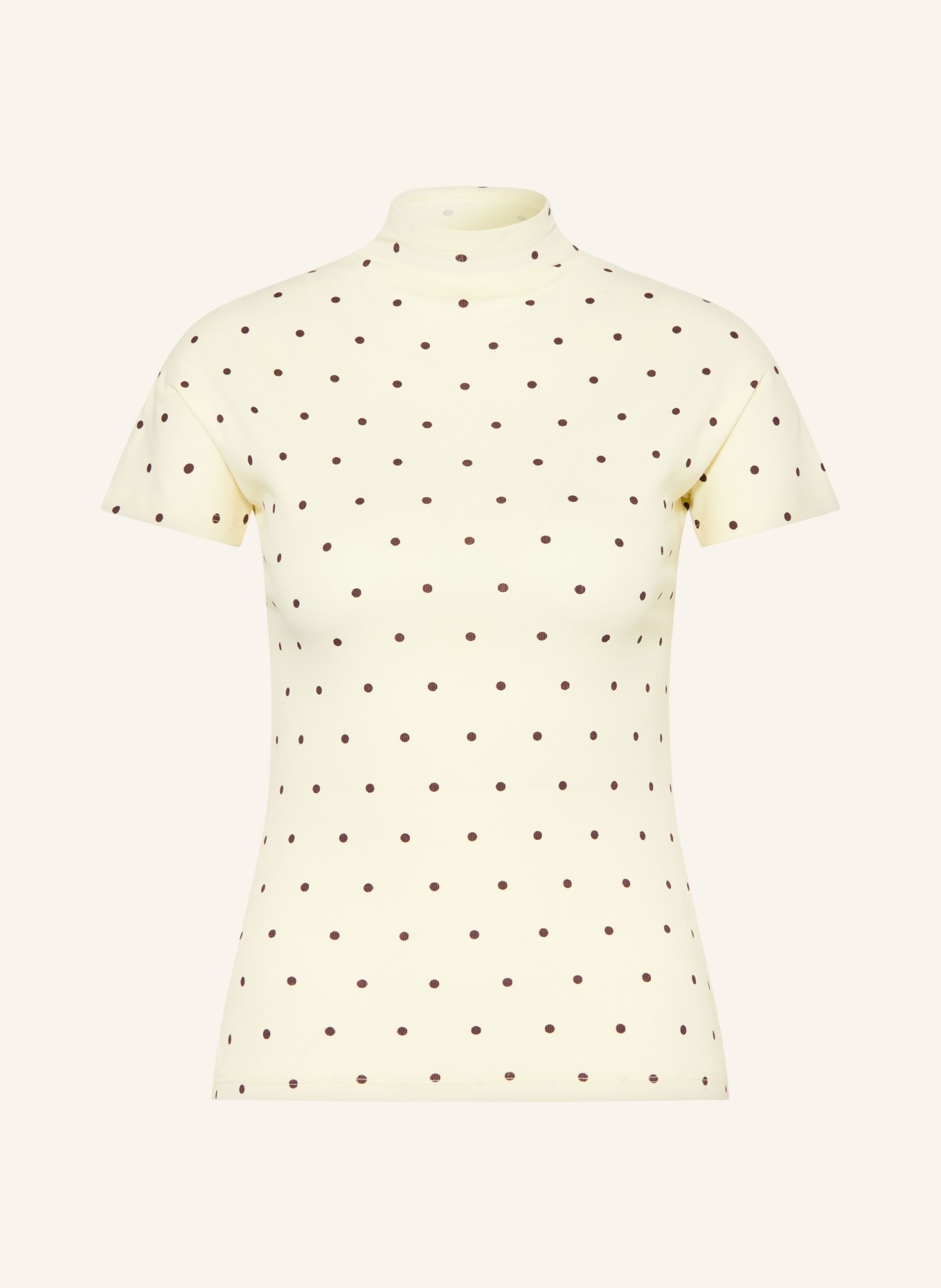 Marc O'Polo DENIM T-shirt: ÉCRU / MARRON FONCÉ