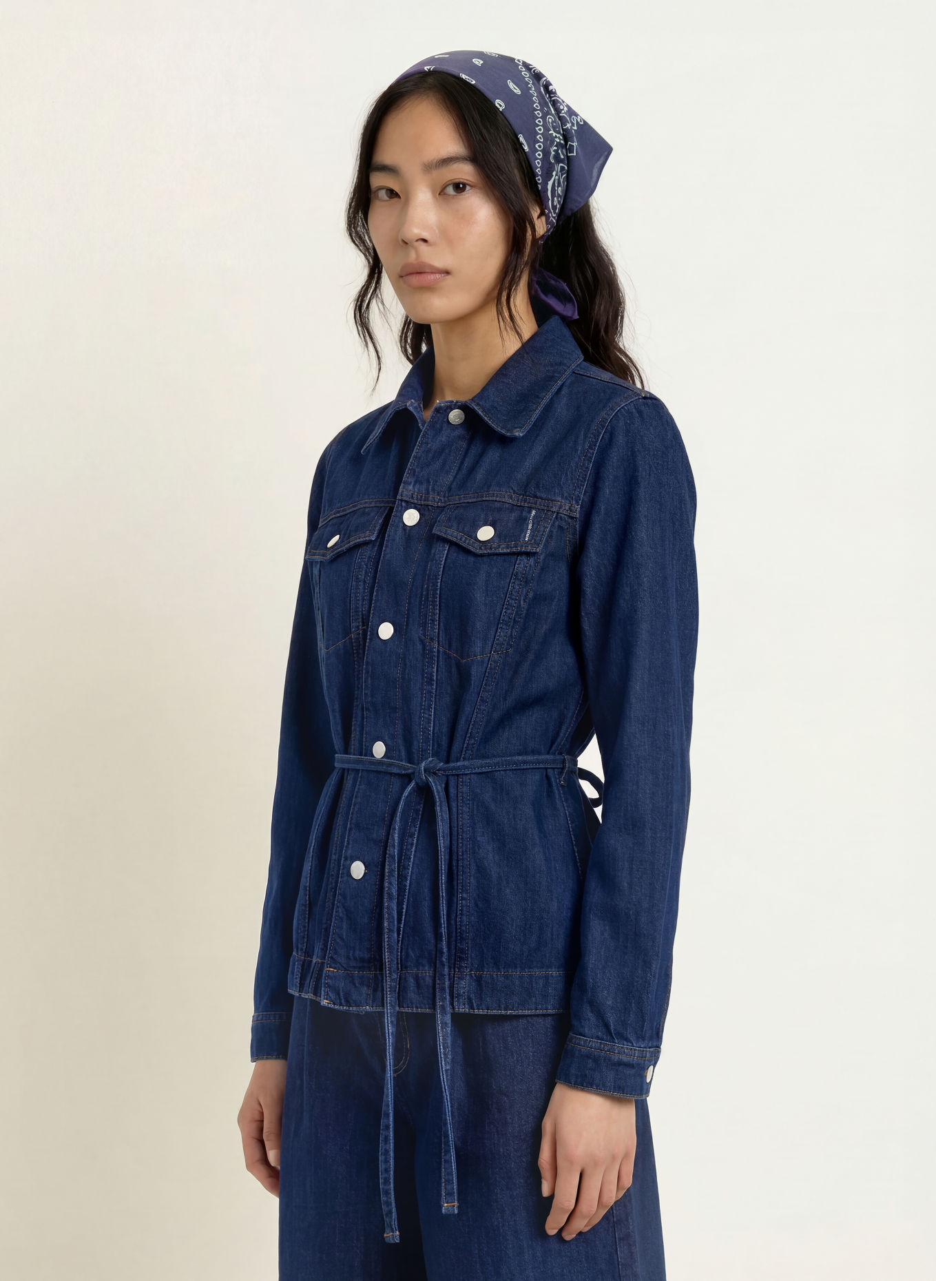 Marc O'Polo DENIM Surchemise en jean: BLEU
