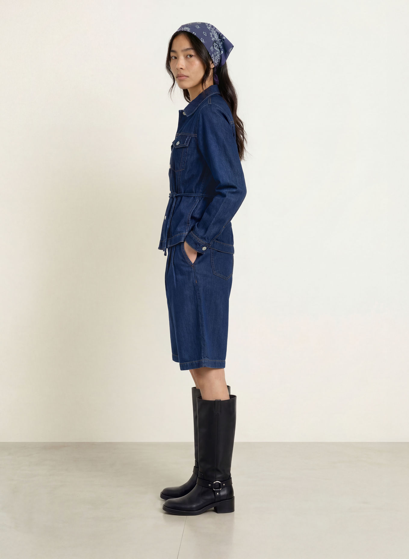 Marc O'Polo DENIM Surchemise en jean: BLEU