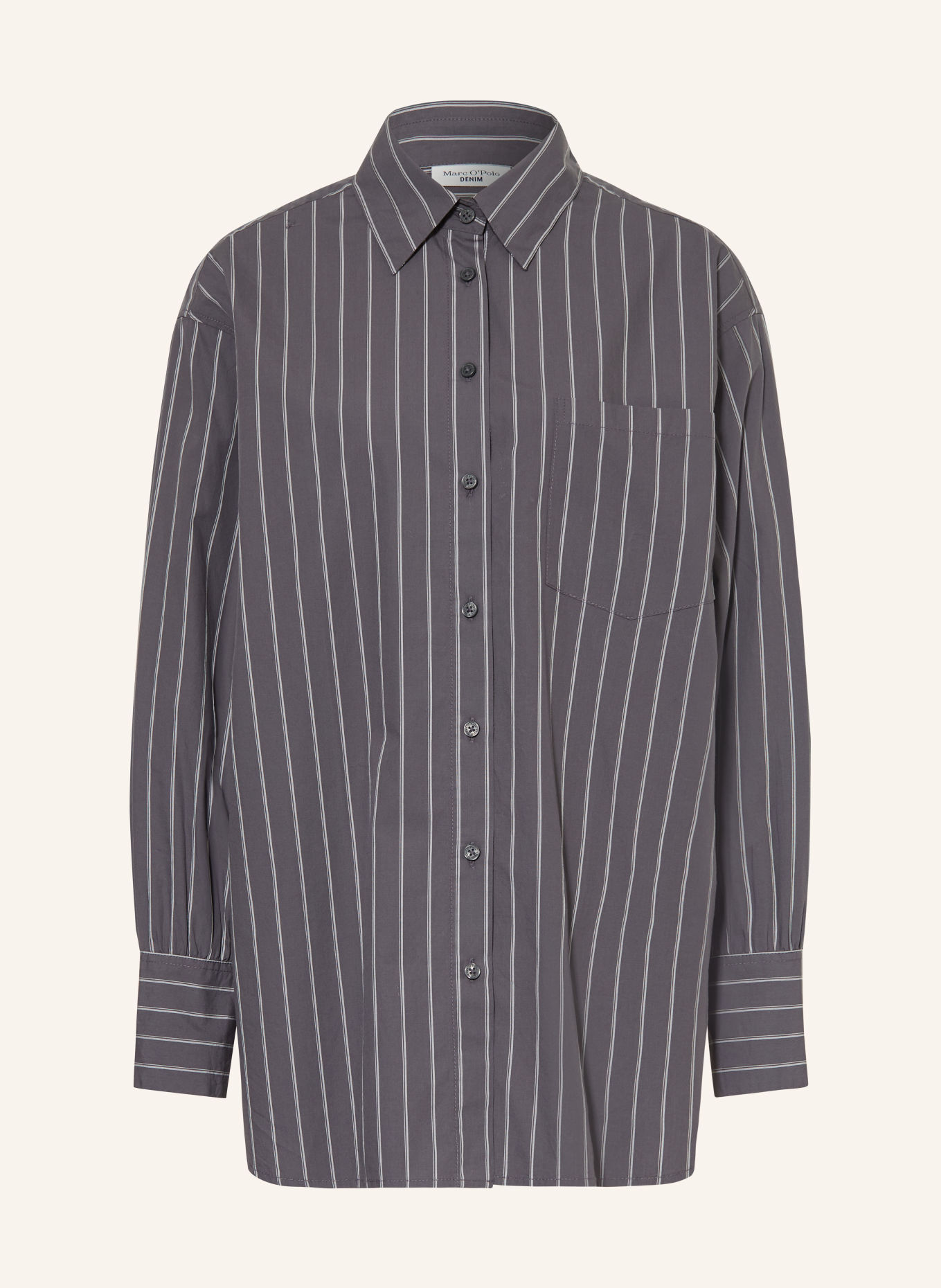 Marc O'Polo DENIM Shirt blouse: GRAY / LIGHT GRAY
