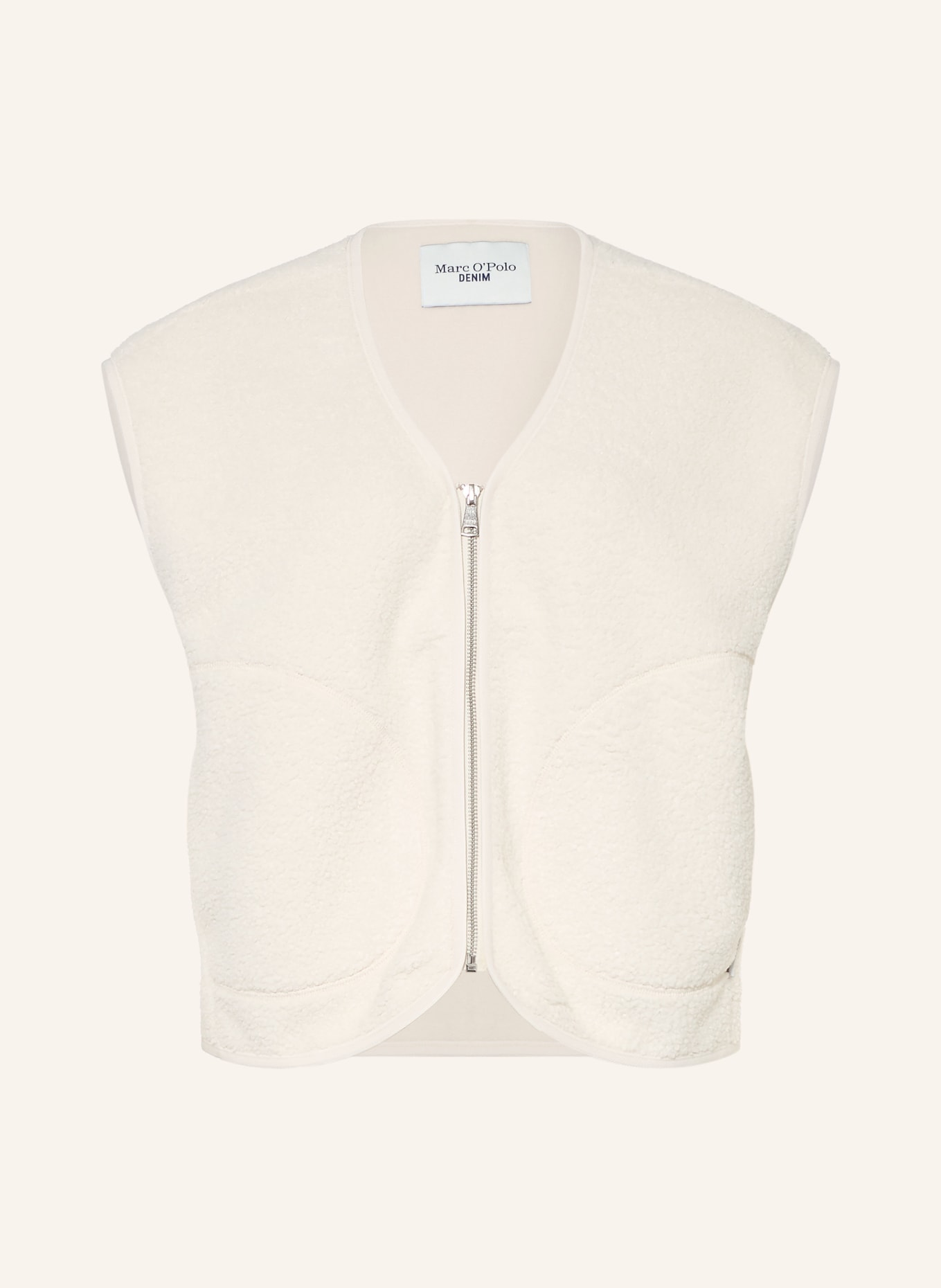 Marc O'Polo DENIM Plush Vest: CREAM