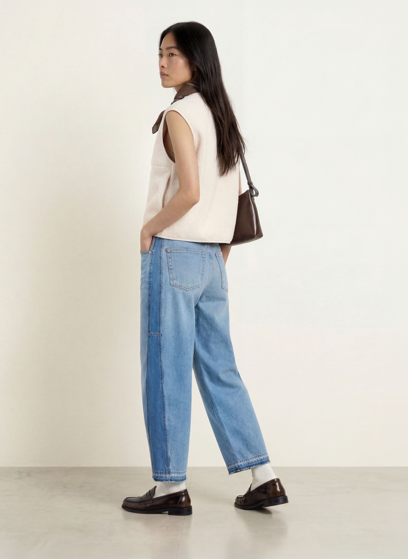 Marc O'Polo DENIM Plush Vest: CREAM