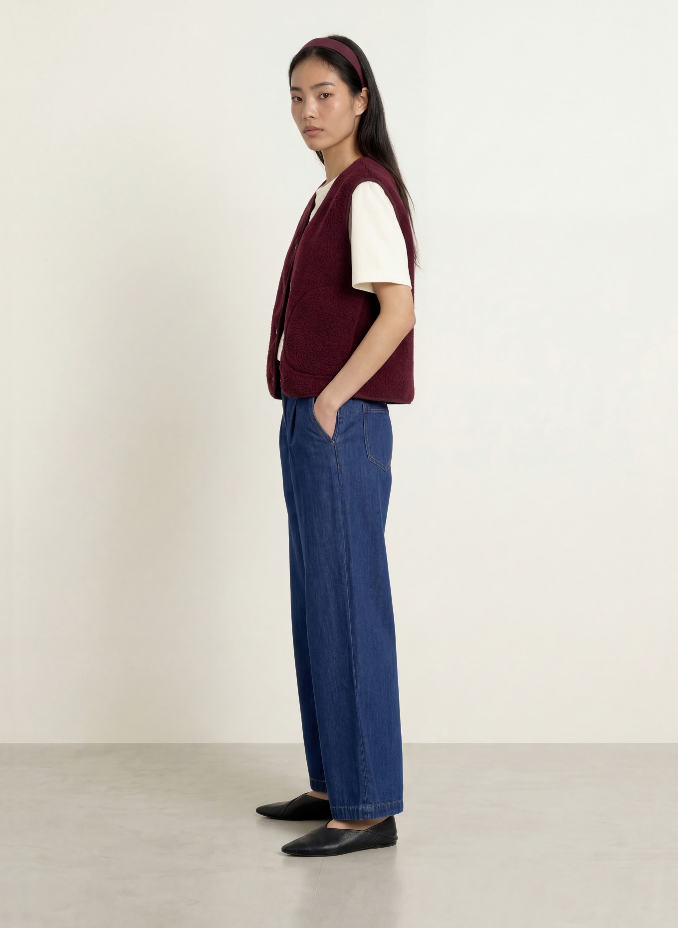 Marc O'Polo DENIM Jean wide leg: 4440 Dark Blue_Multi_01