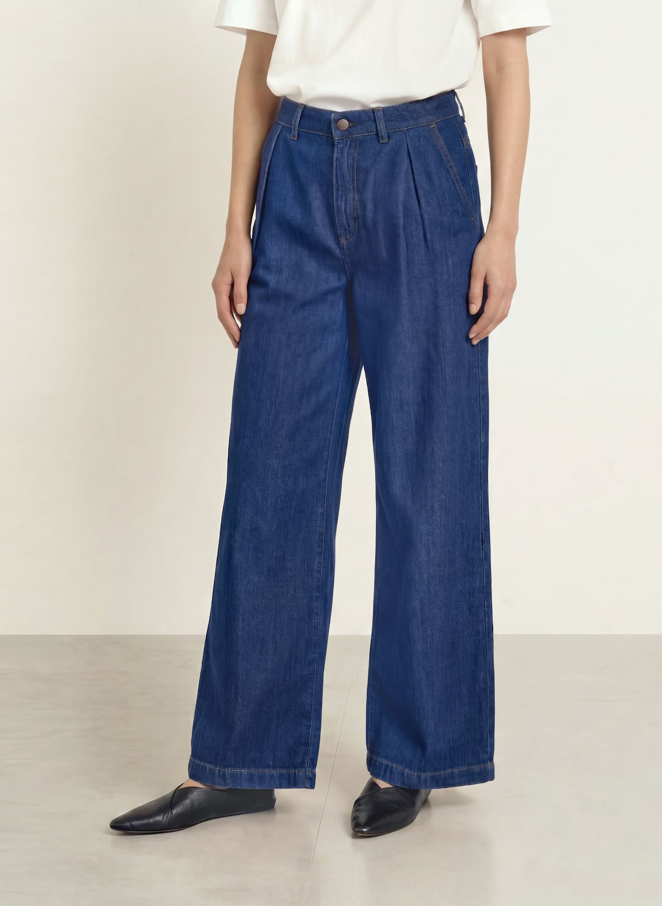 Marc O'Polo DENIM Jean wide leg: 4440 Dark Blue_Multi_01