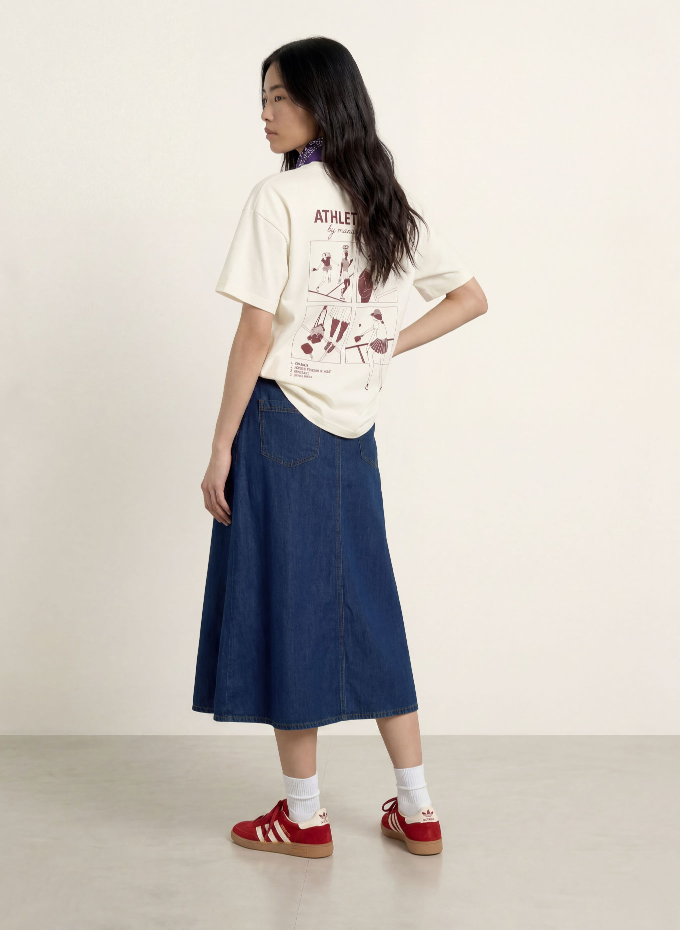 Marc O'Polo DENIM Jeansrock: BLAU