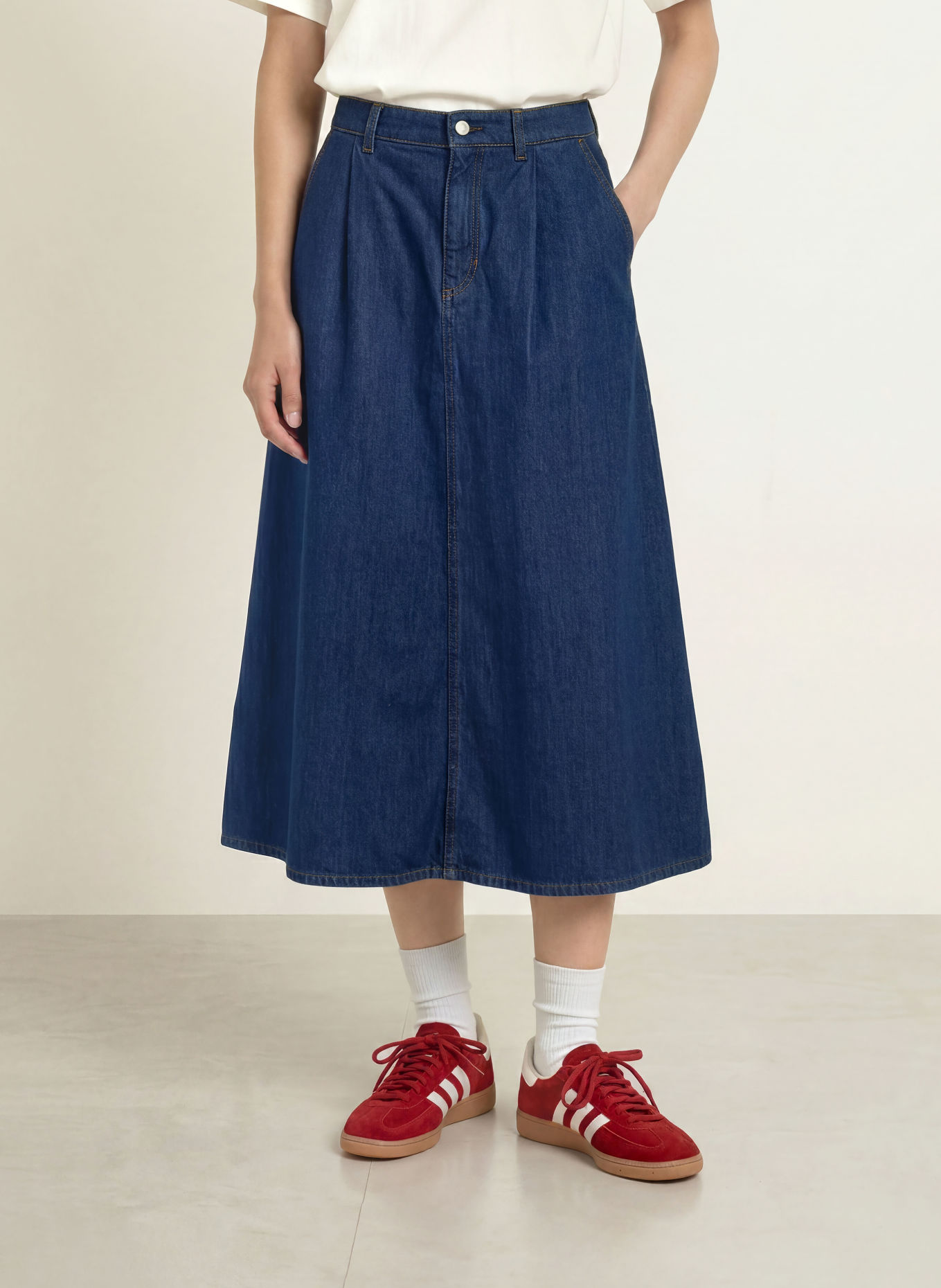Marc O'Polo DENIM Jeansrock: BLAU