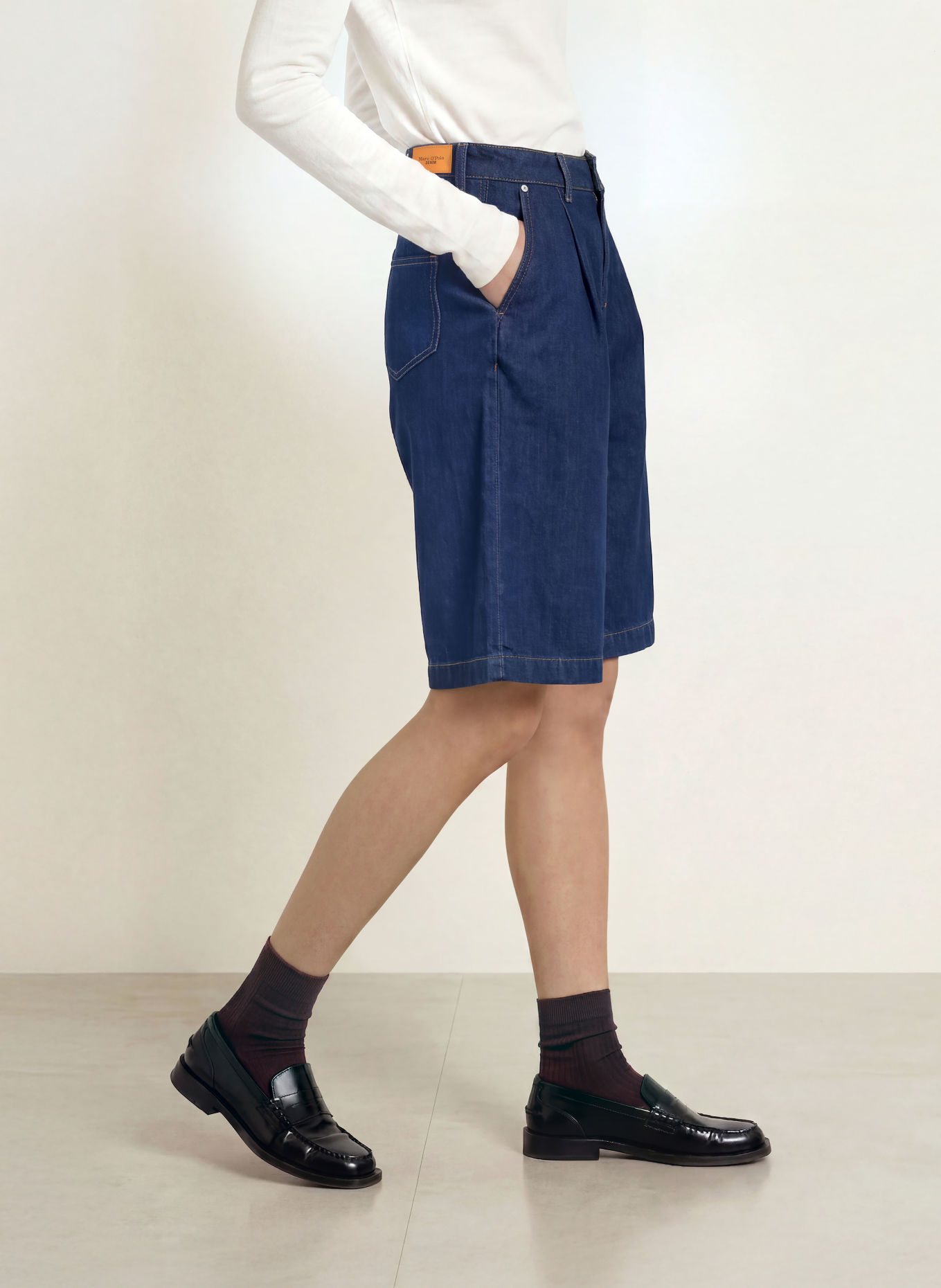 Marc O'Polo DENIM Jeans-Bermudas: 4440 Dark Blue_Multi_01