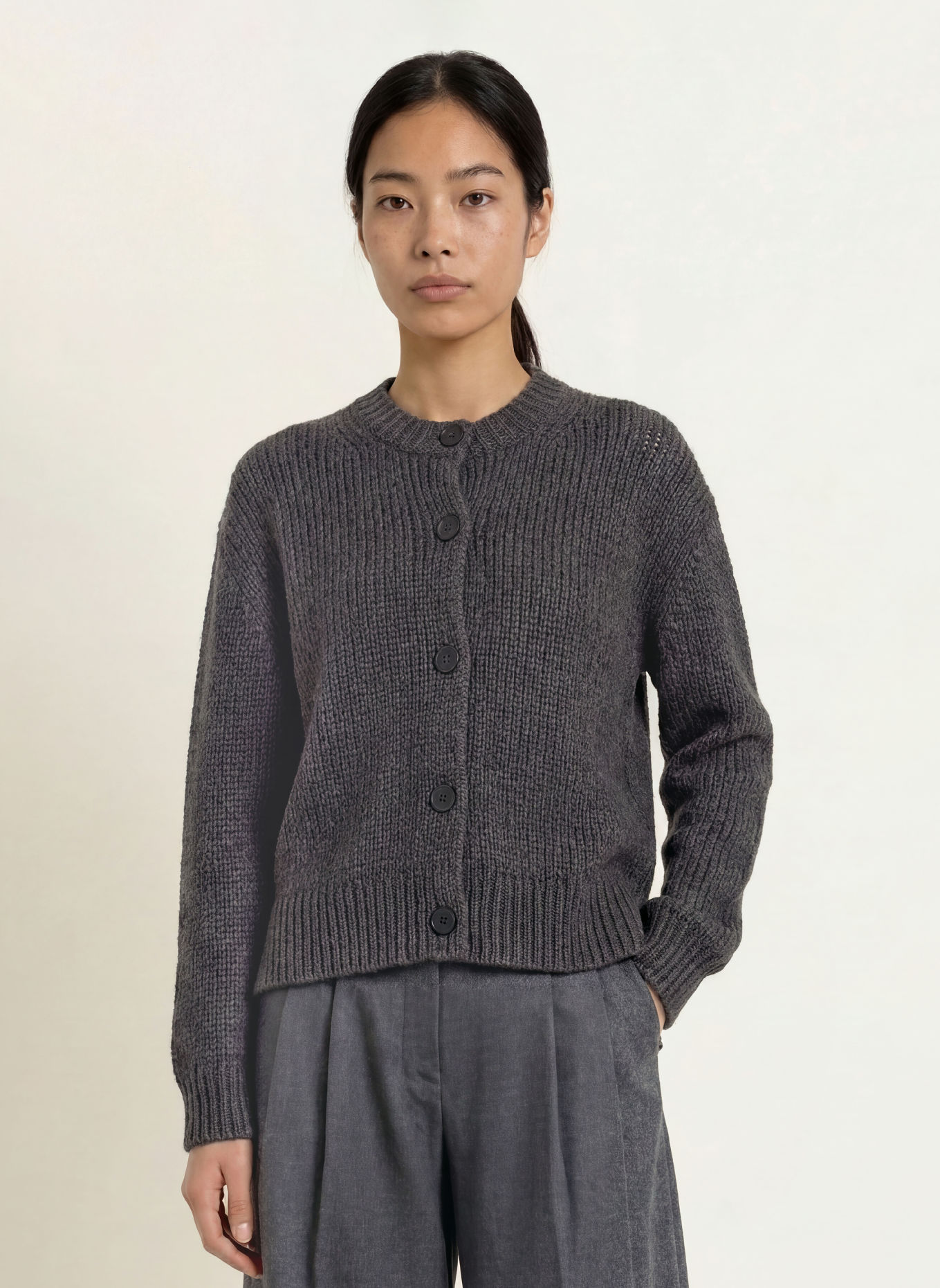 Marc O'Polo DENIM Cardigan: DARK GRAY