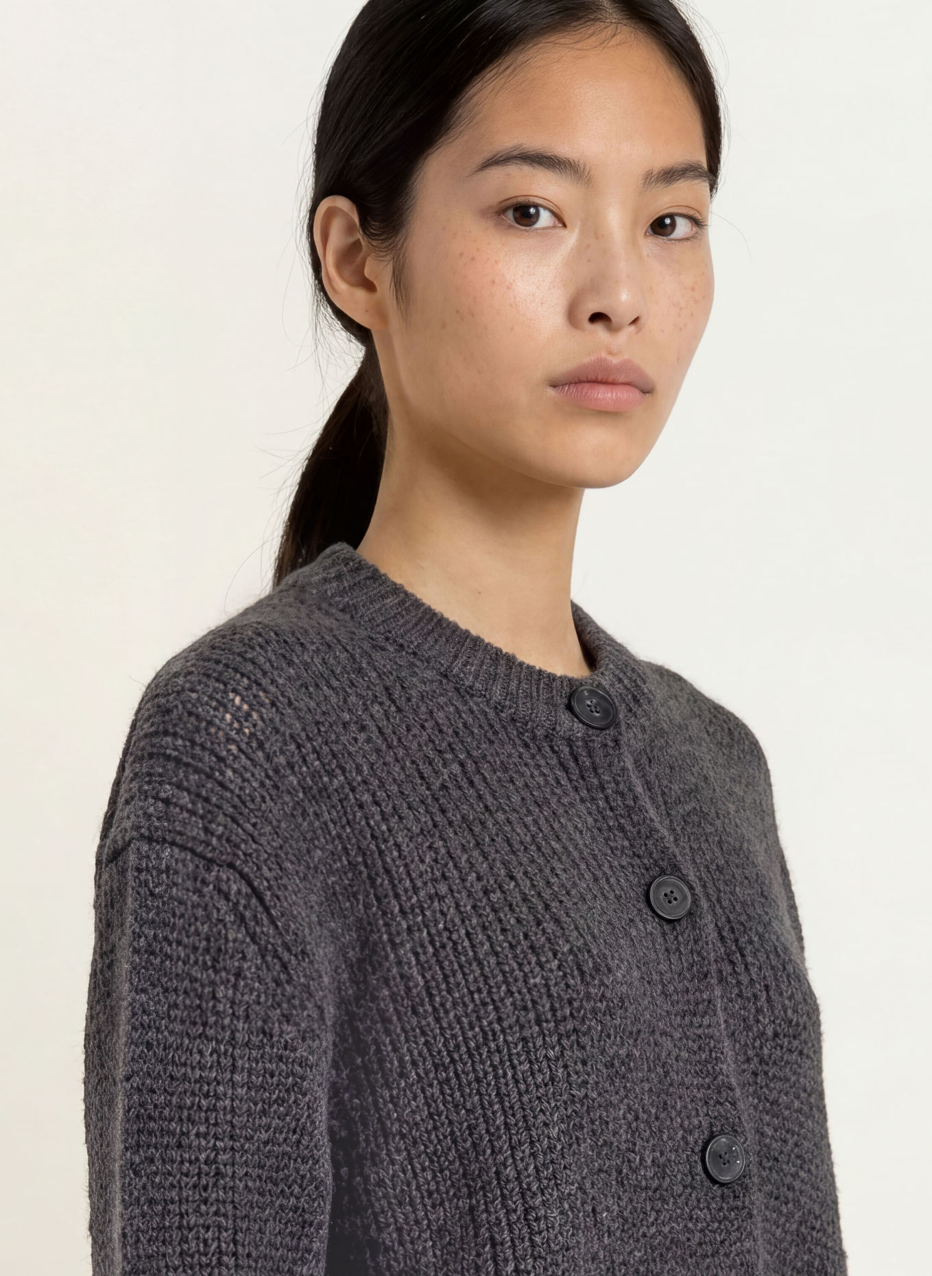 Marc O'Polo DENIM Cardigan: DARK GRAY