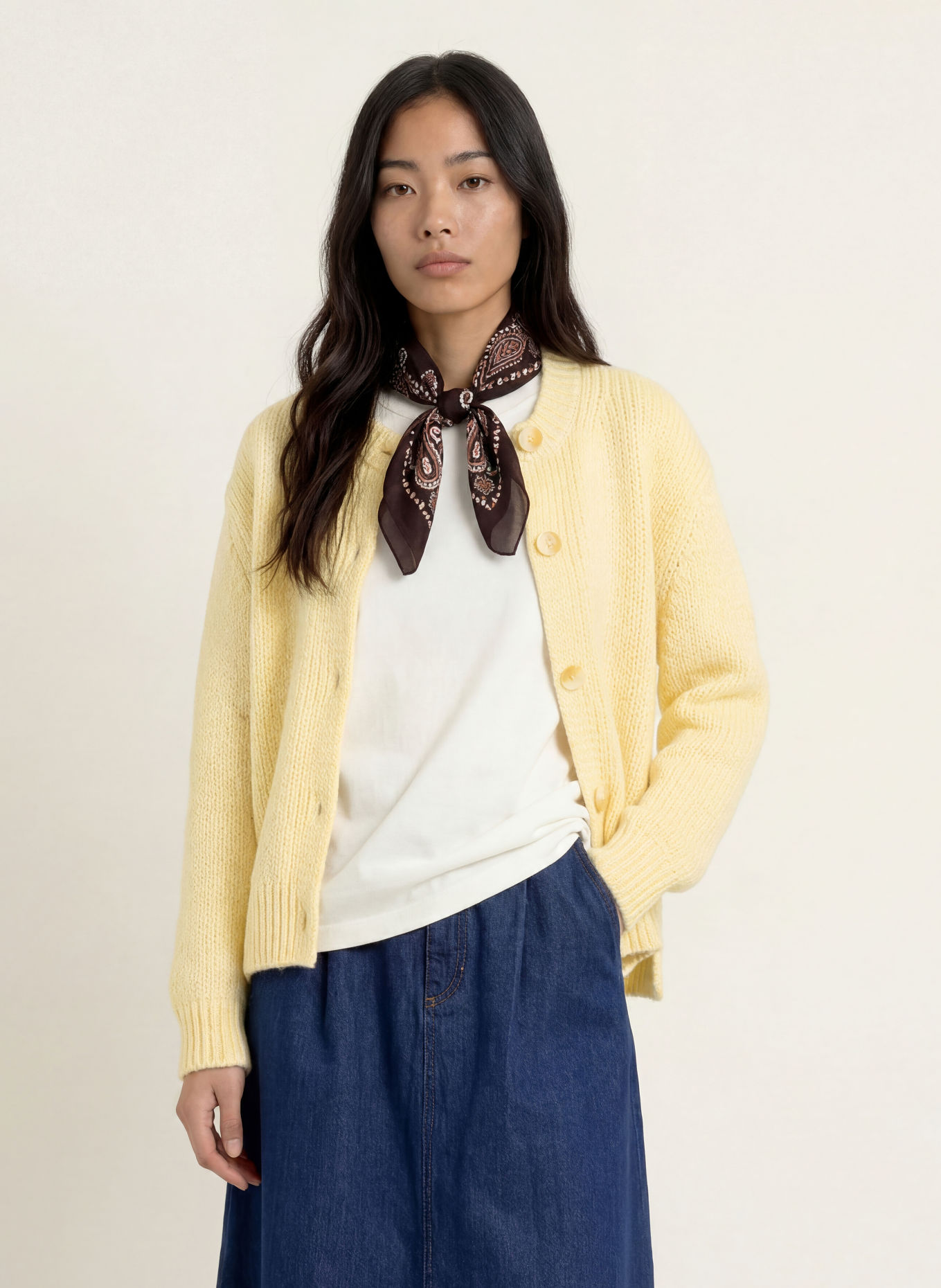 Marc O'Polo DENIM Cardigan: YELLOW