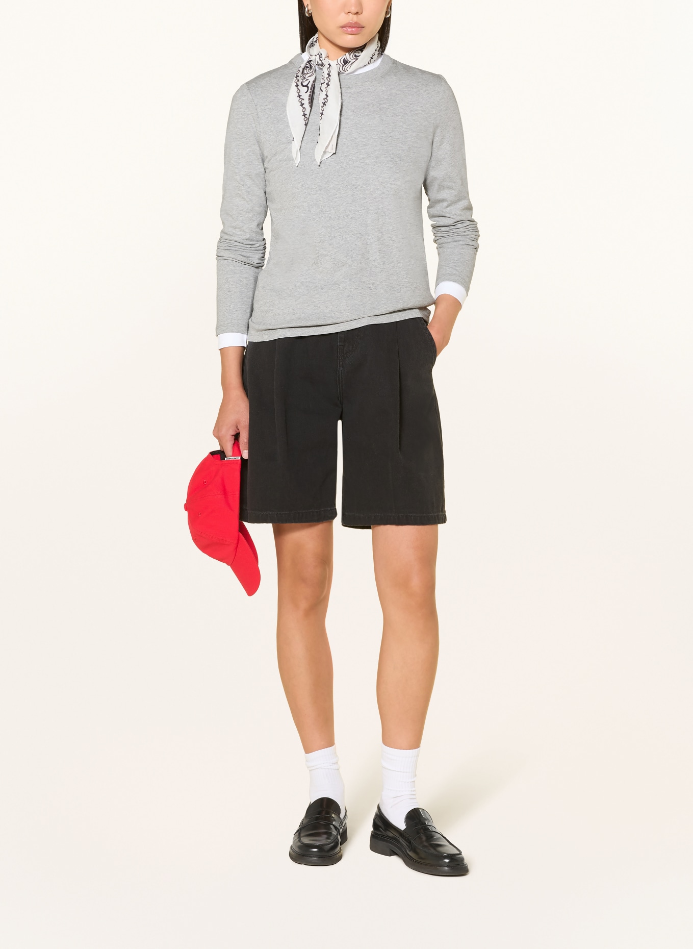 Marc O'Polo DENIM Longsleeve: LICHTGRIJS