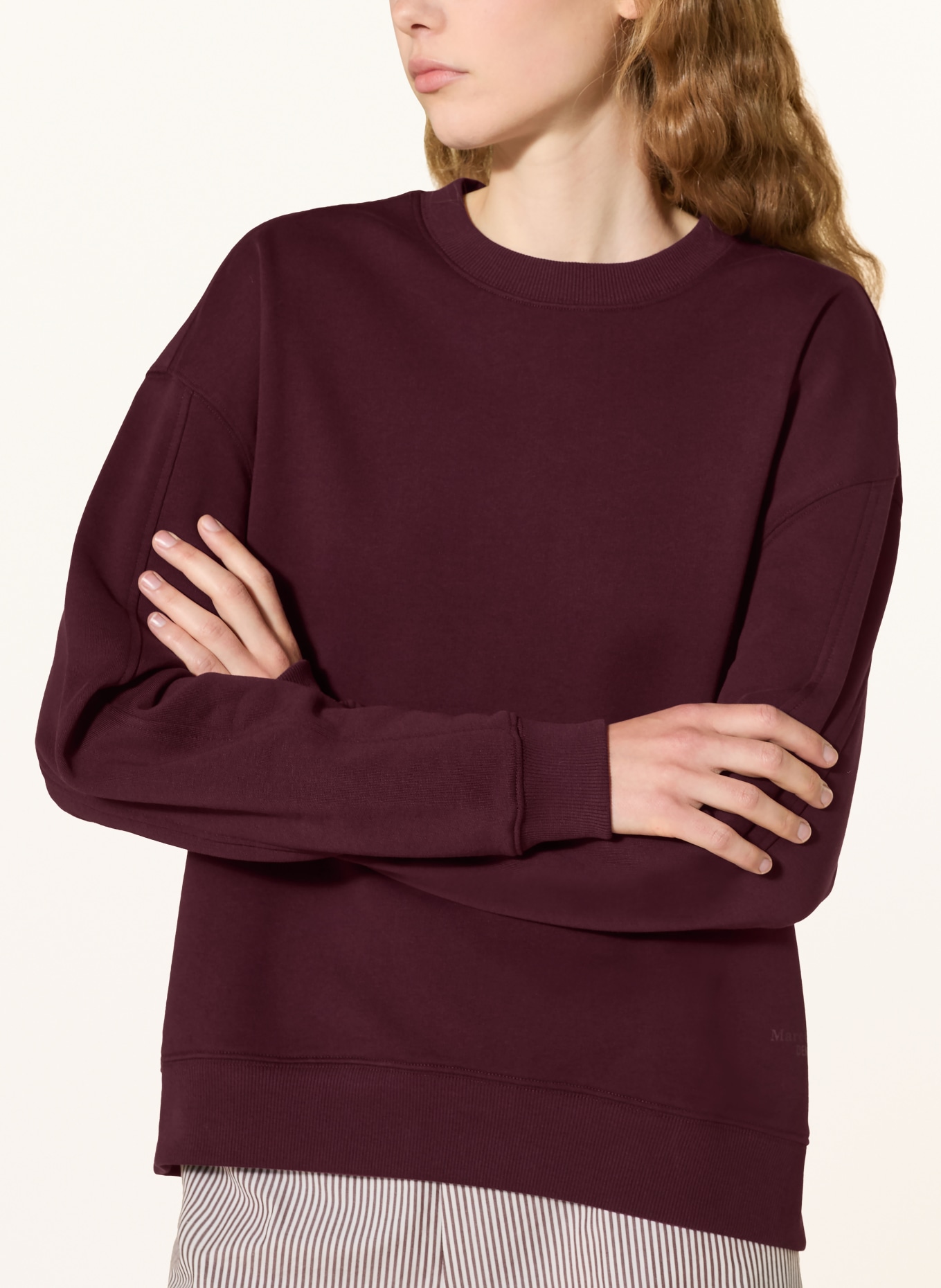 Marc O'Polo DENIM Sweatshirt: ROUGE FONCÉ