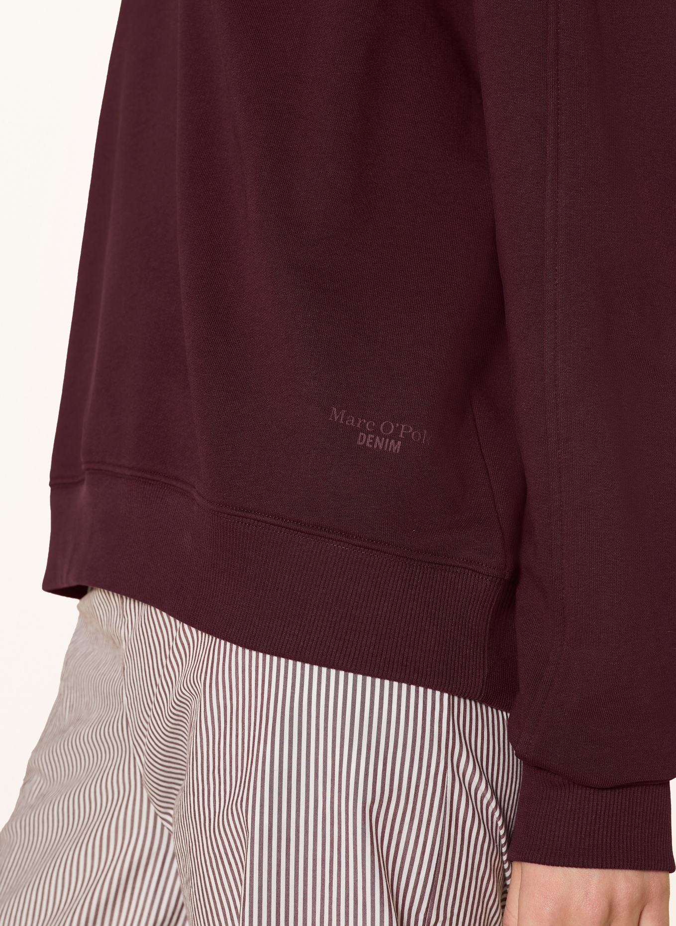 Marc O'Polo DENIM Sweatshirt: ROUGE FONCÉ