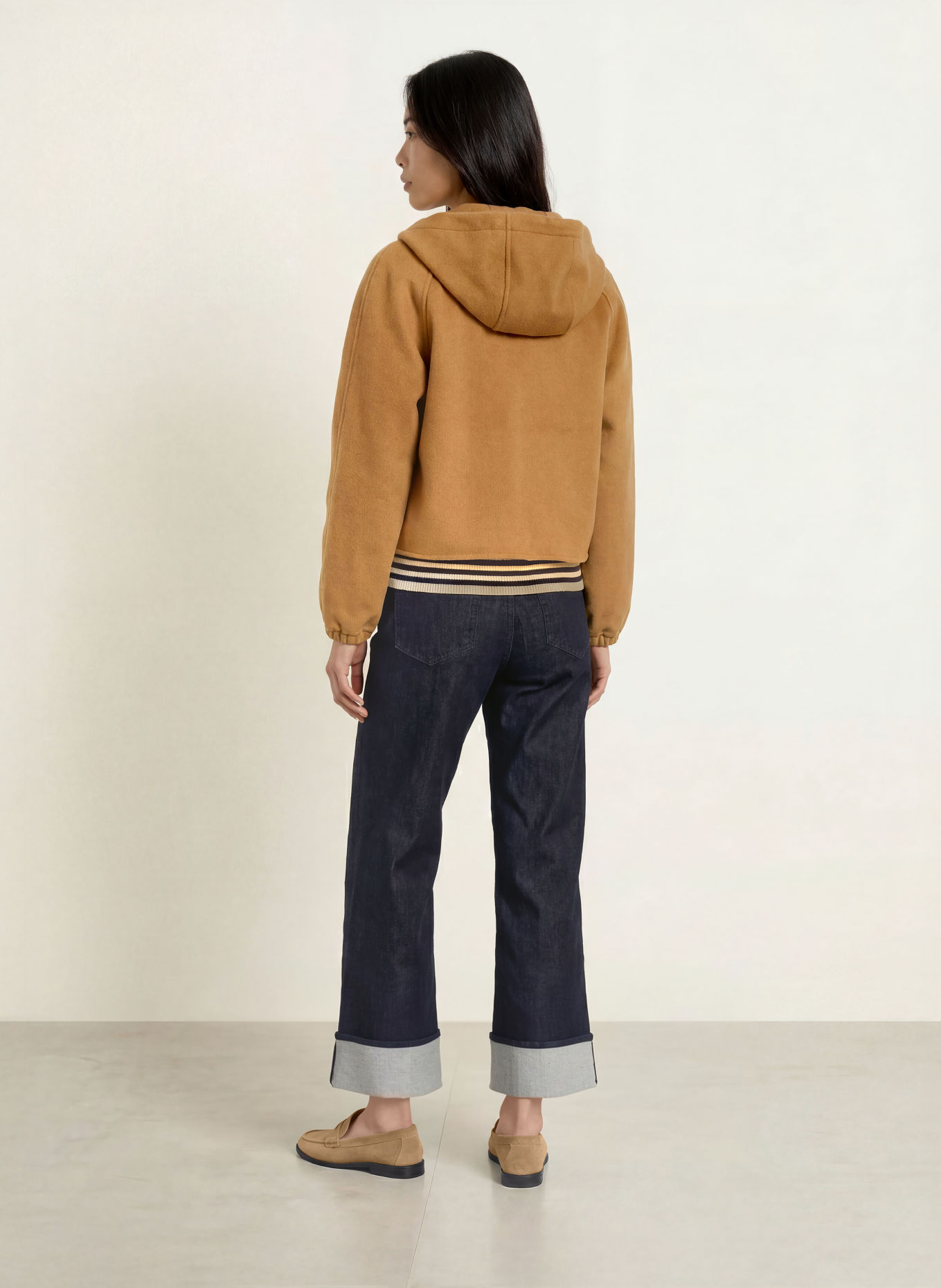 TOMMY HILFIGER Jacket: COGNAC
