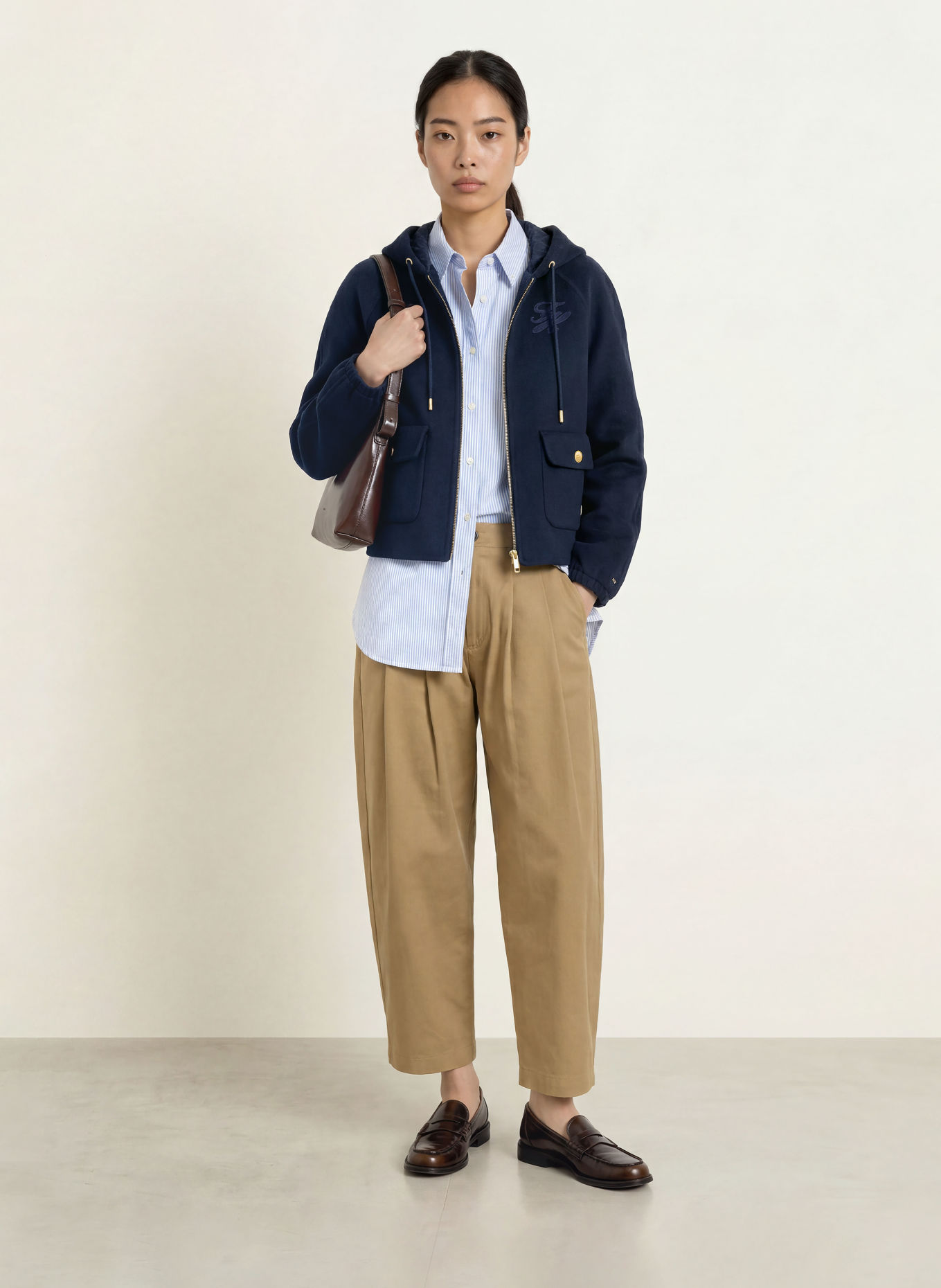 TOMMY HILFIGER Jacket: DARK BLUE