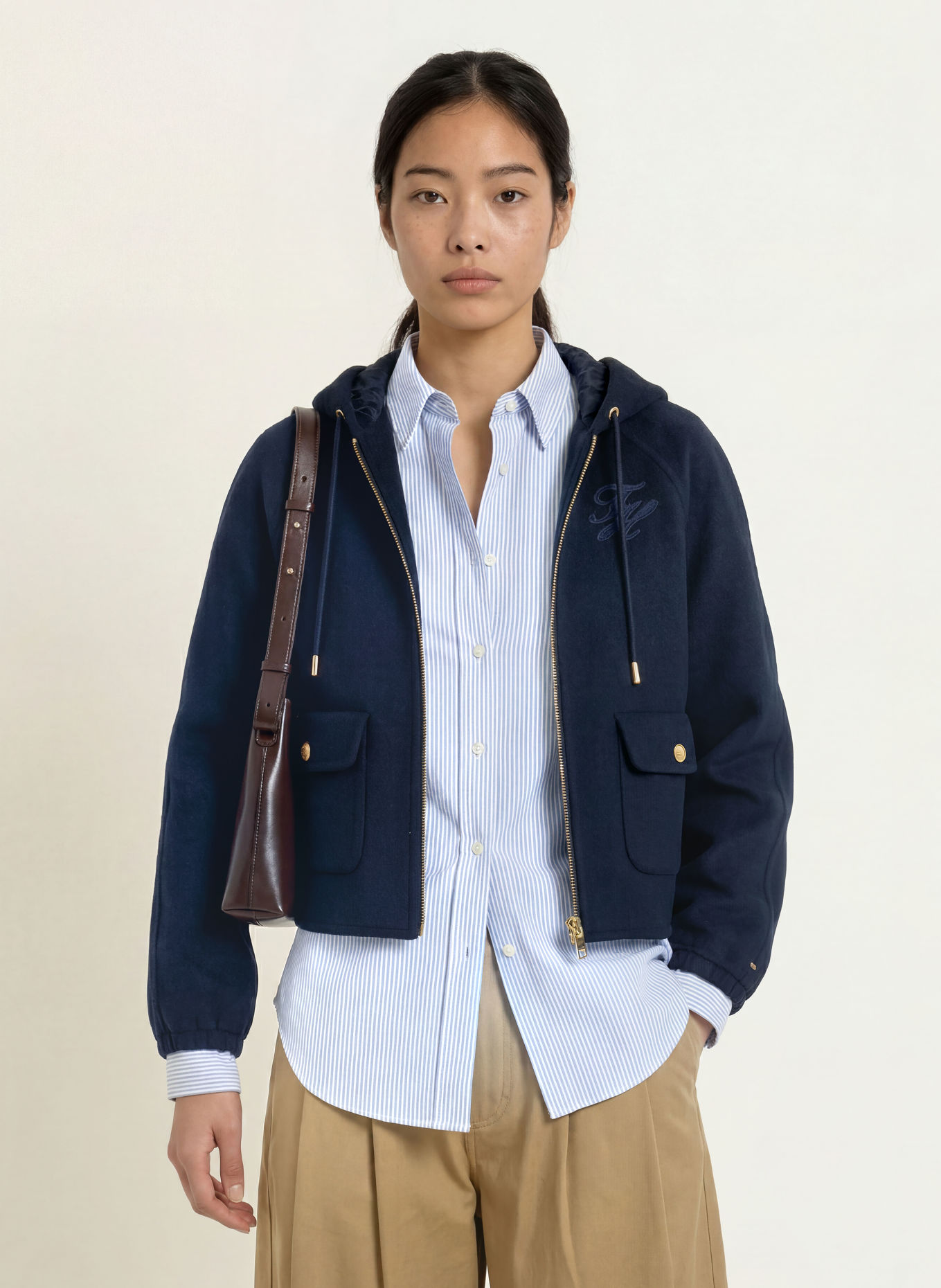 TOMMY HILFIGER Jacket: DARK BLUE