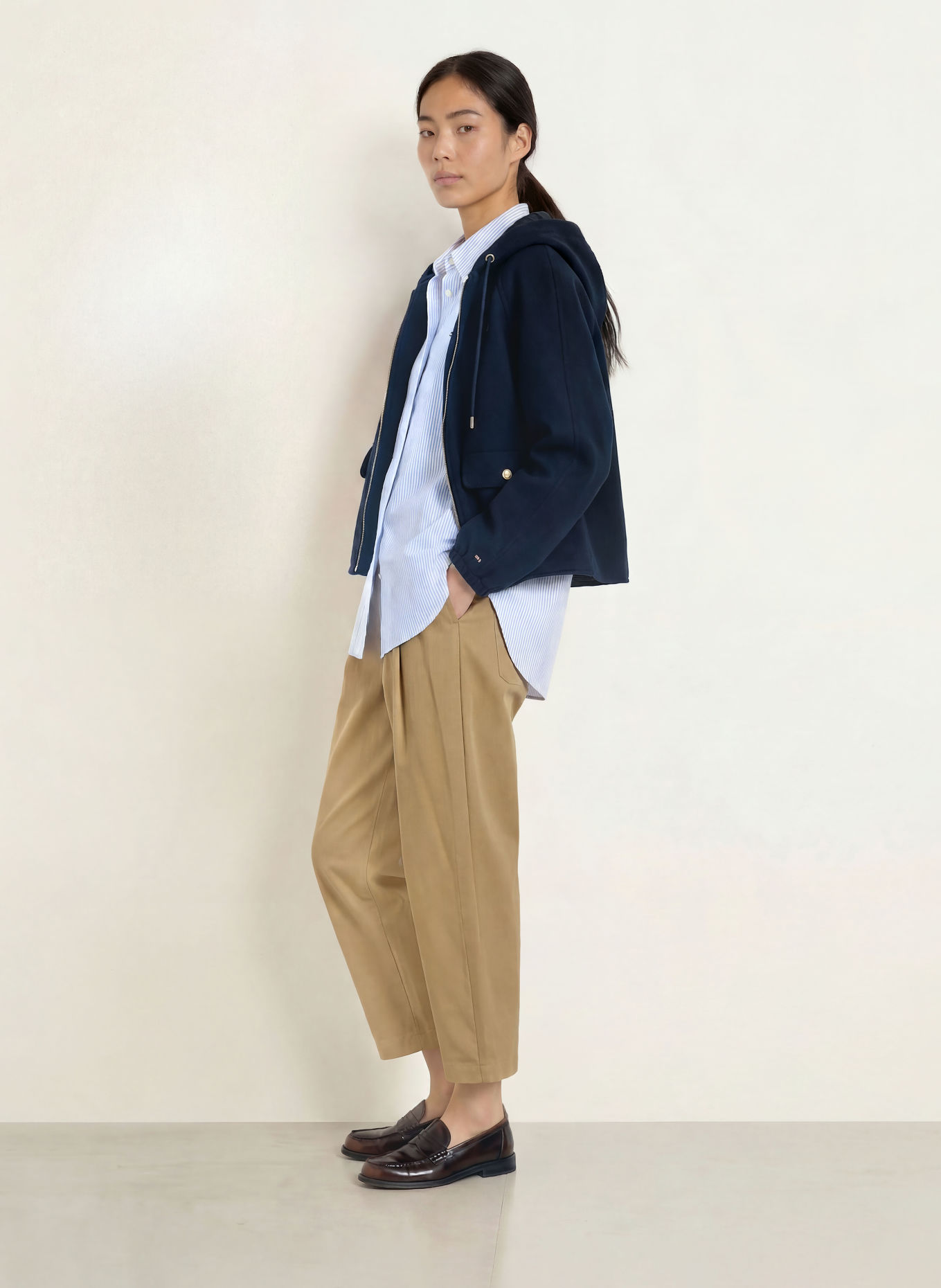 TOMMY HILFIGER Jacket: DARK BLUE