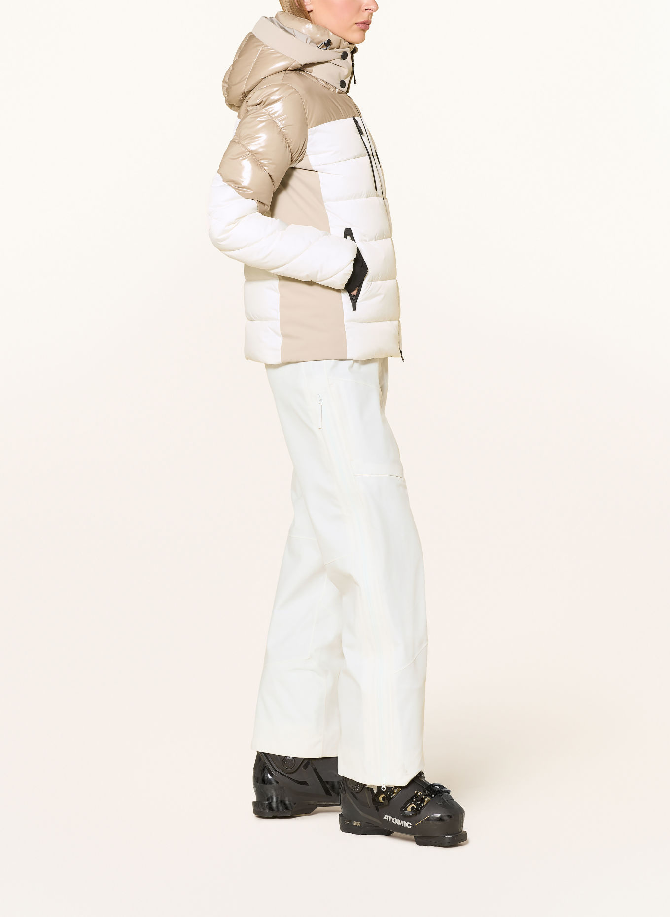 FIRE+ICE Ski-jas TAVIE: WIT / BEIGE