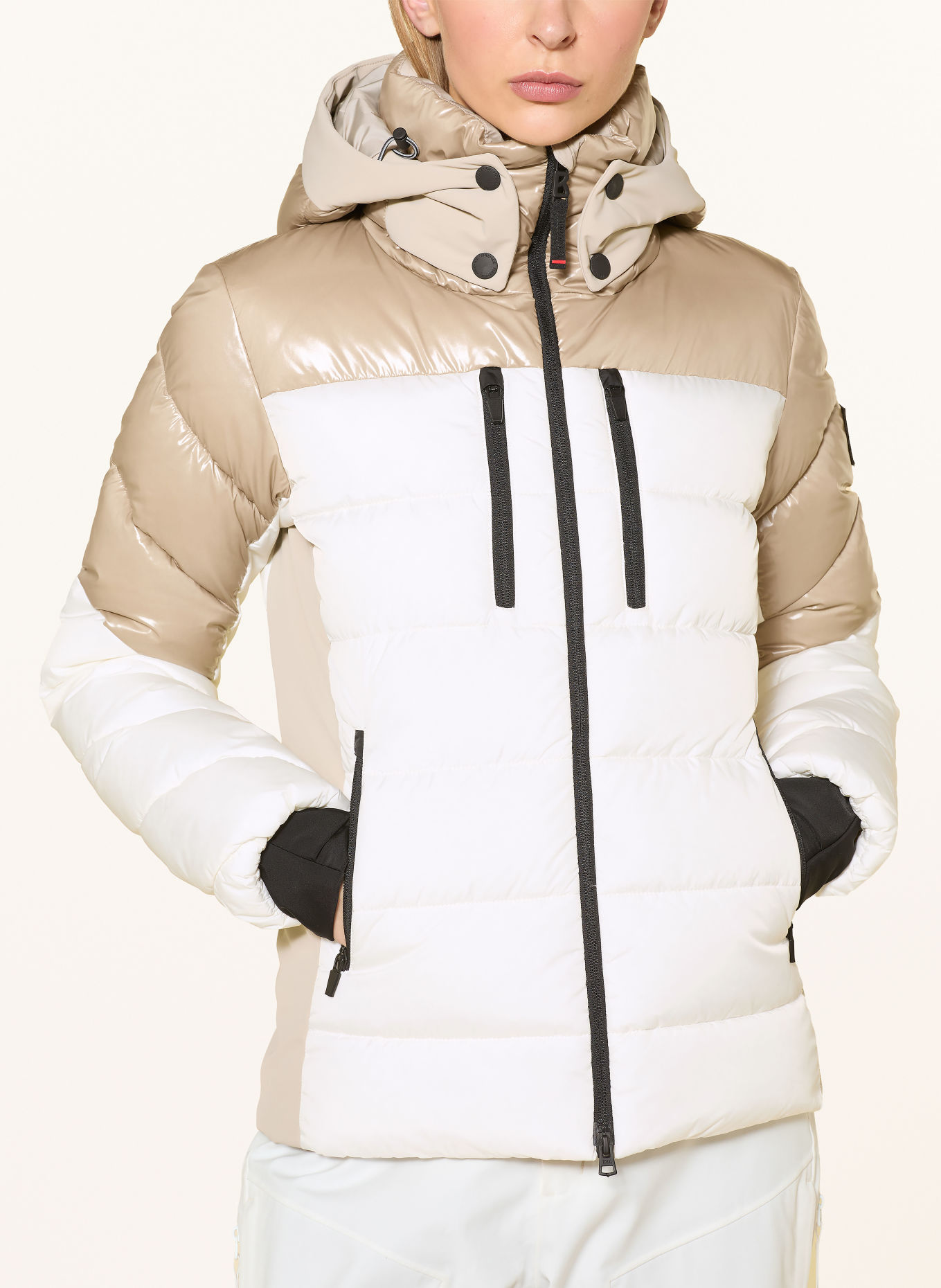 FIRE+ICE Ski-jas TAVIE: WIT / BEIGE