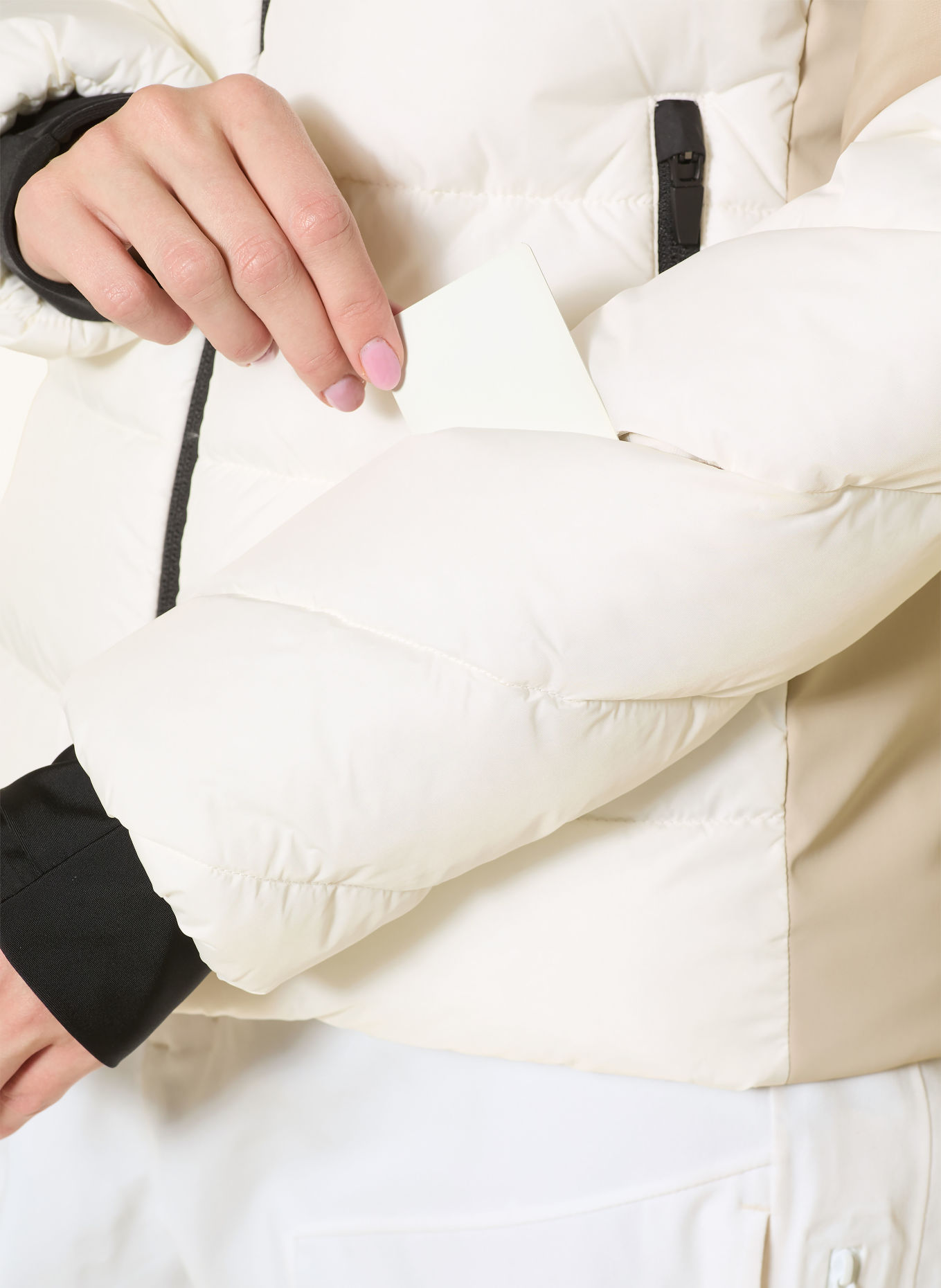 FIRE+ICE Ski-jas TAVIE: WIT / BEIGE