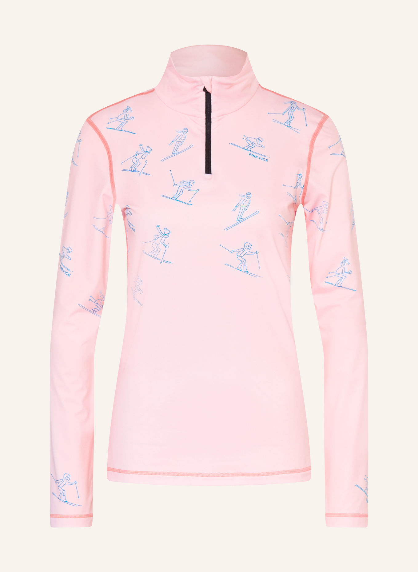 FIRE+ICE Midlayer ILVY3: HELLROSA / BLAU