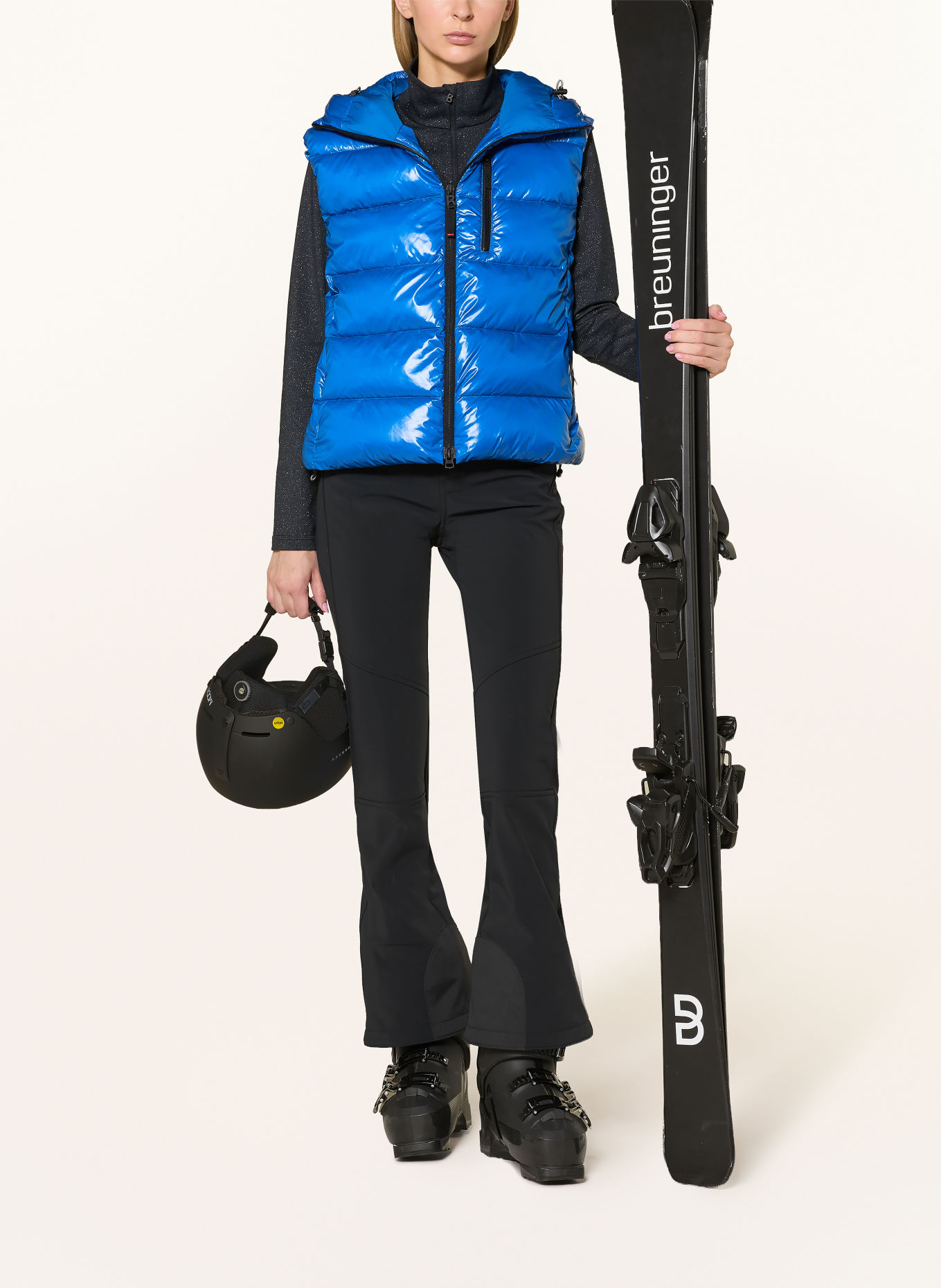 FIRE+ICE Skibodywarmer NAIMA3: BLAUW