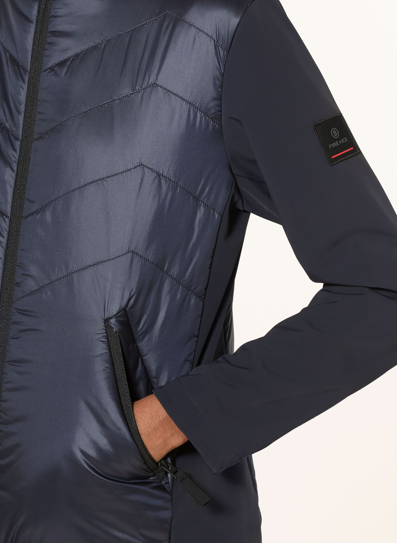 FIRE+ICE Veste de ski hybride BEKE: BLEU FONCÉ