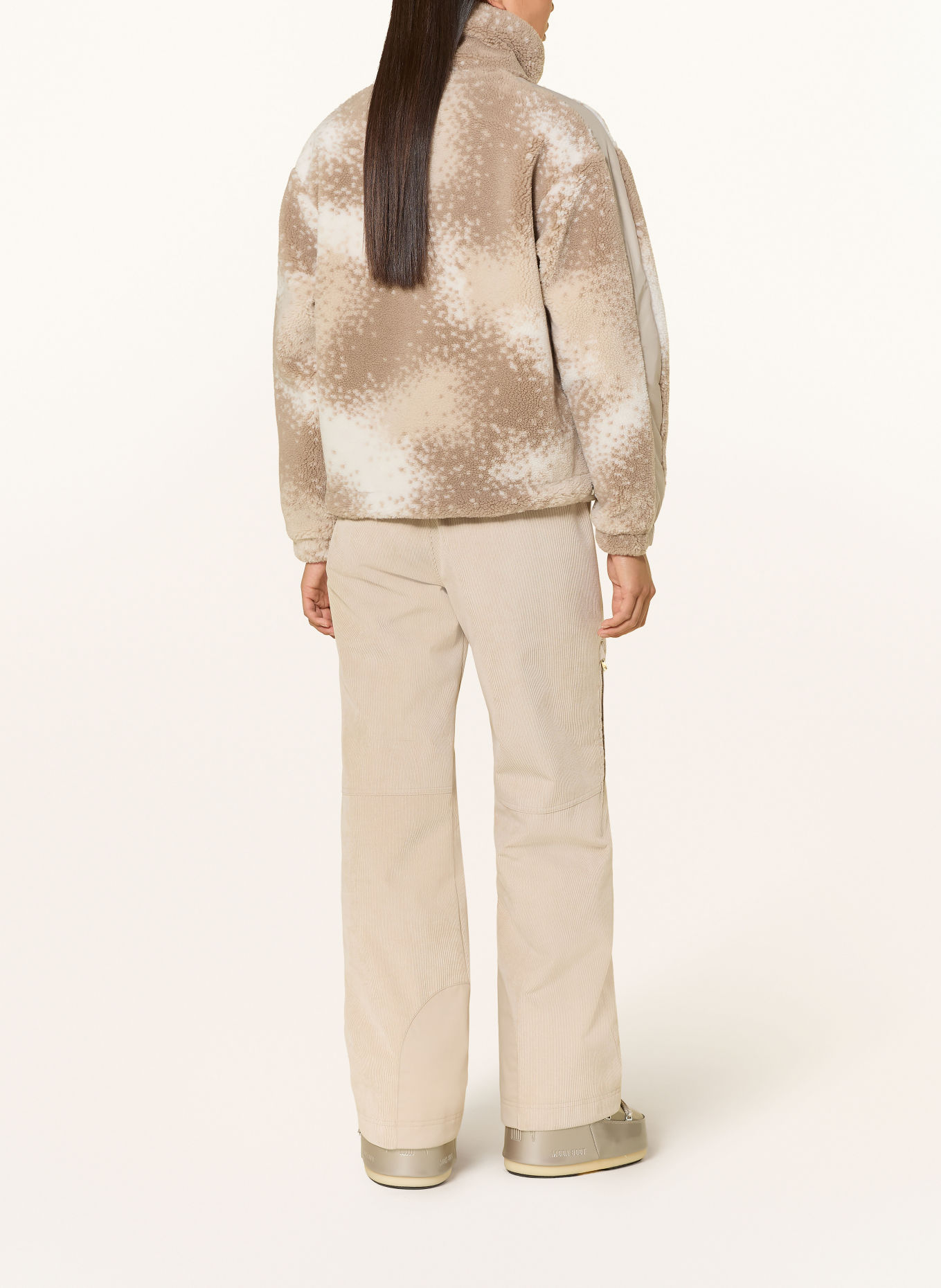 FIRE+ICE Fleecejacke NINETTA3: BEIGE / WEISS