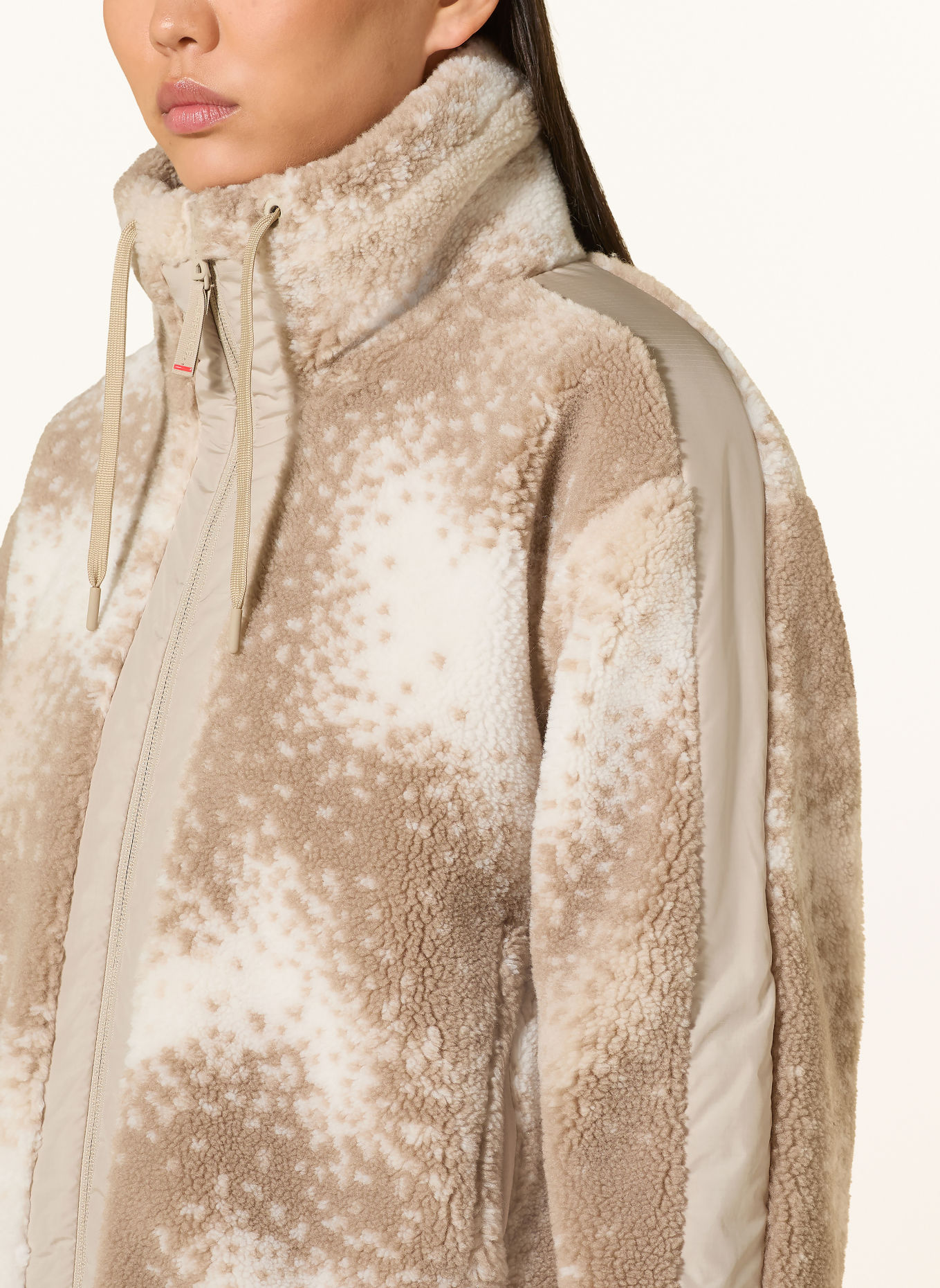 FIRE+ICE Fleecejacke NINETTA3: BEIGE / WEISS