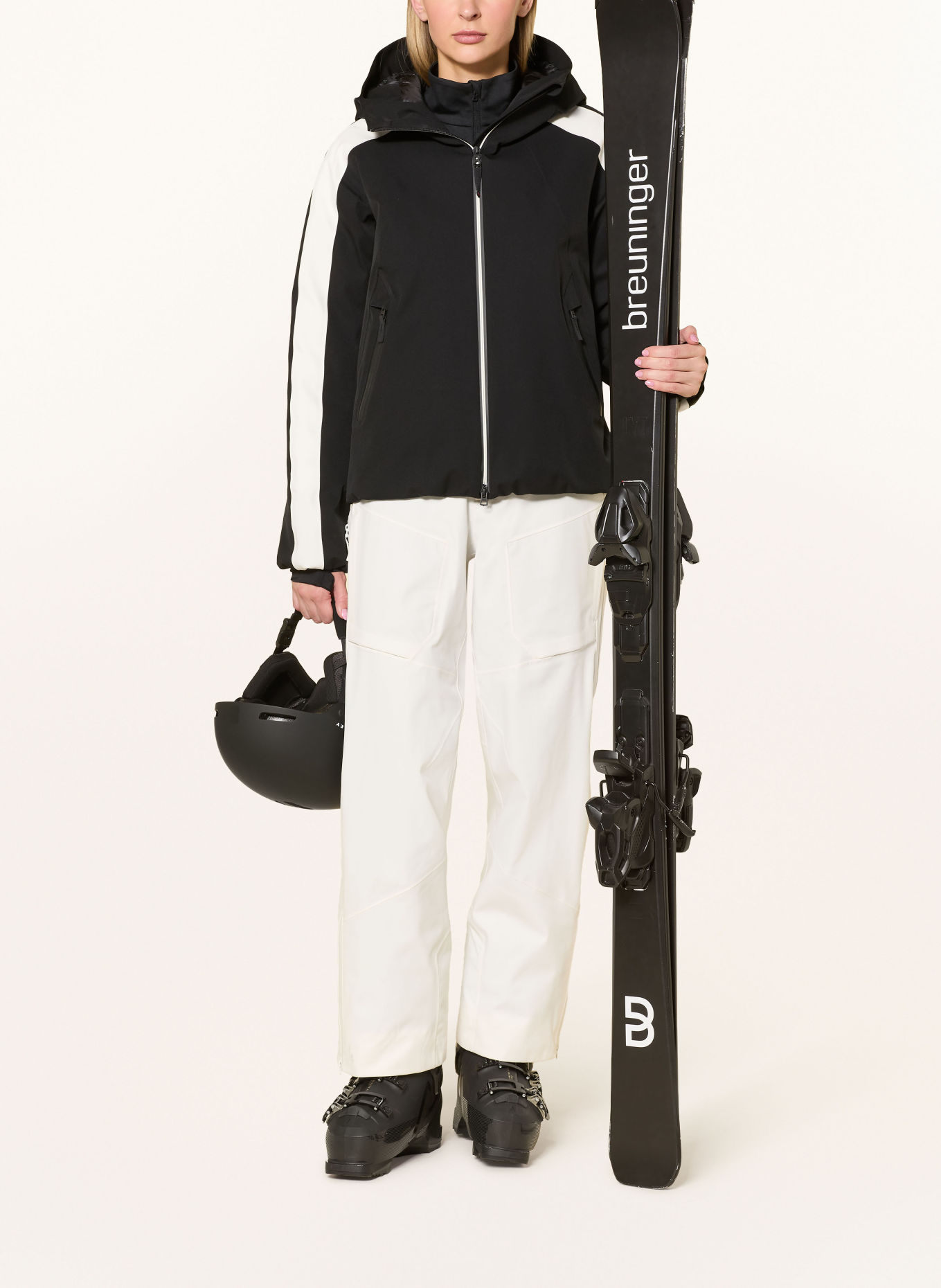 FIRE+ICE Ski-jas TACE-T: ZWART / WIT