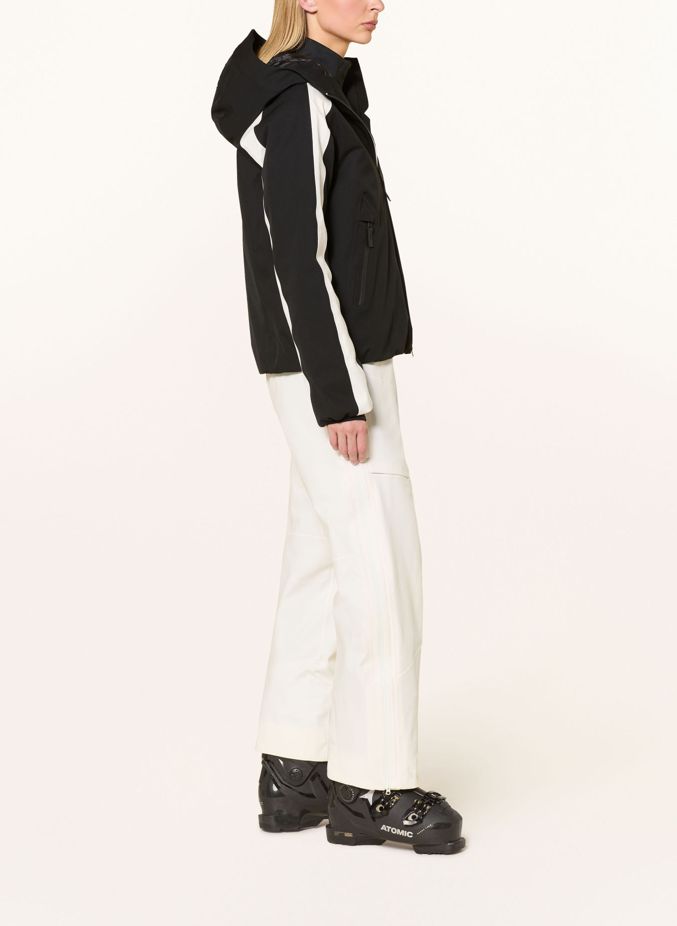 FIRE+ICE Ski-jas TACE-T: ZWART / WIT