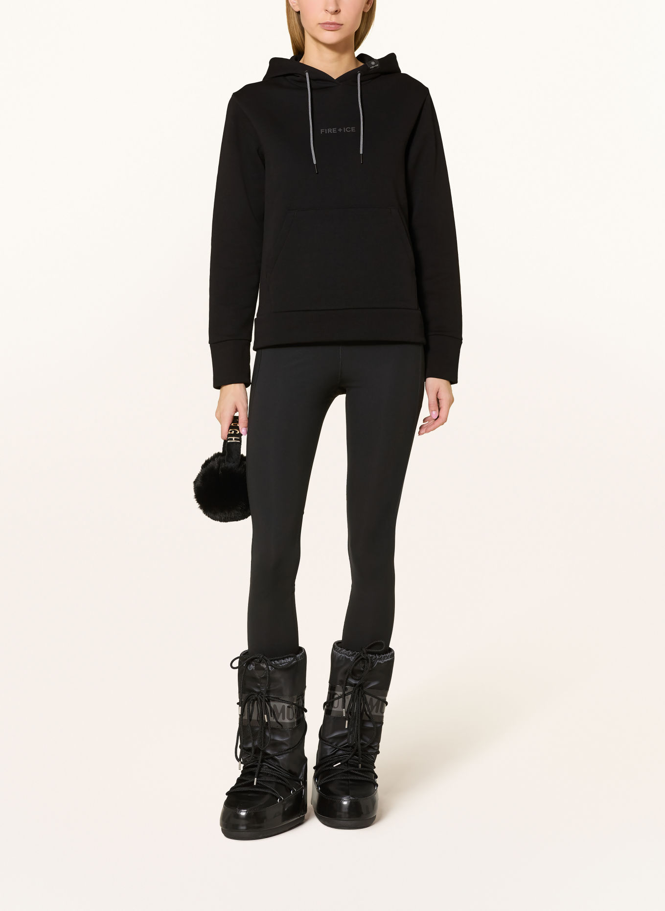 FIRE+ICE Hoodie NILA: SCHWARZ