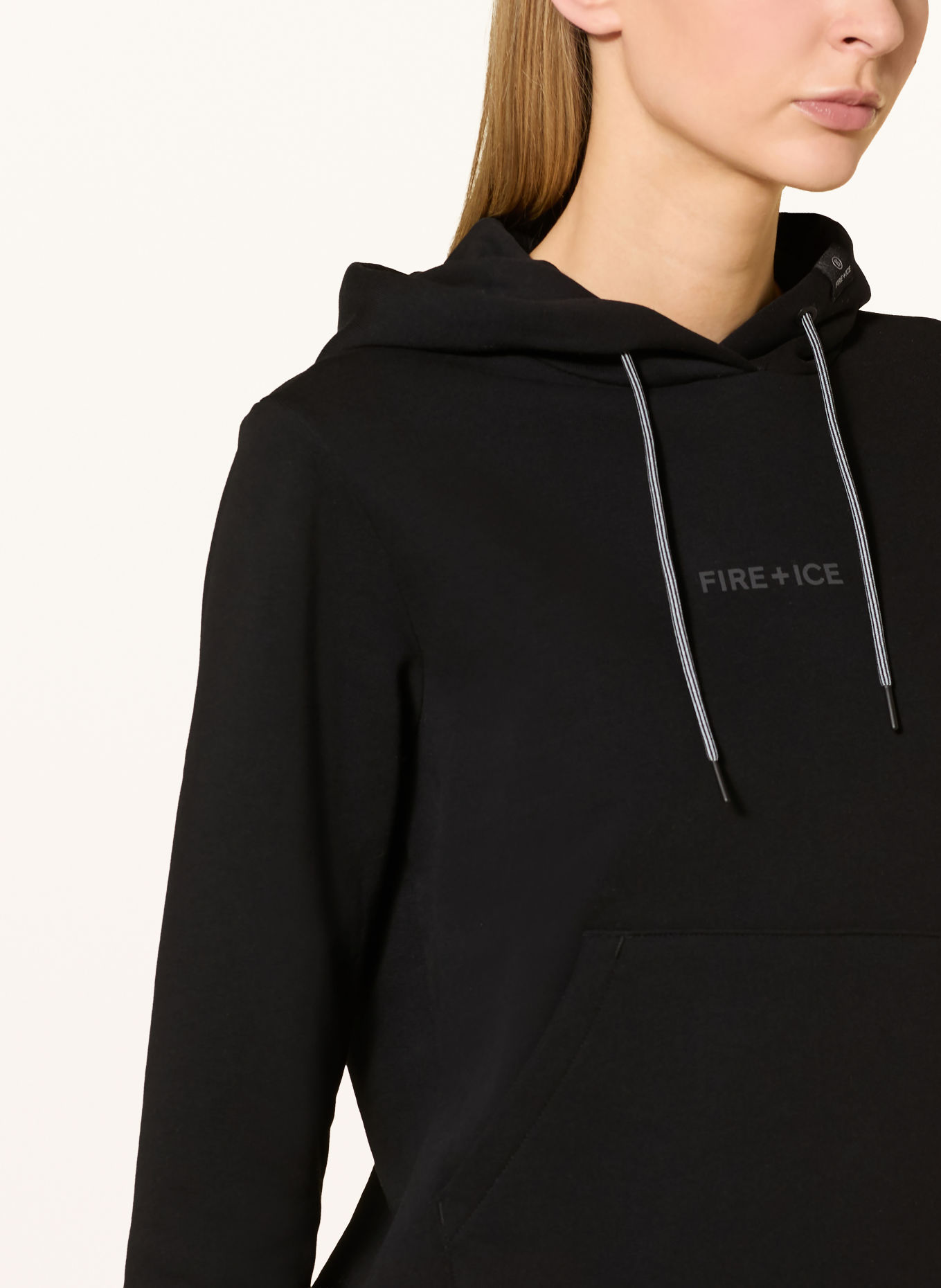FIRE+ICE Hoodie NILA: SCHWARZ