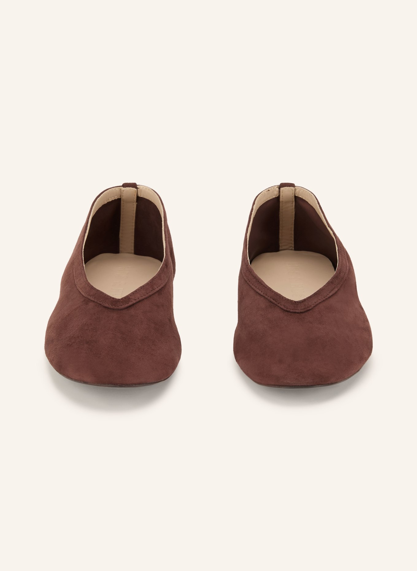 MRS & HUGS Ballerina's: MARRON FONCÉ