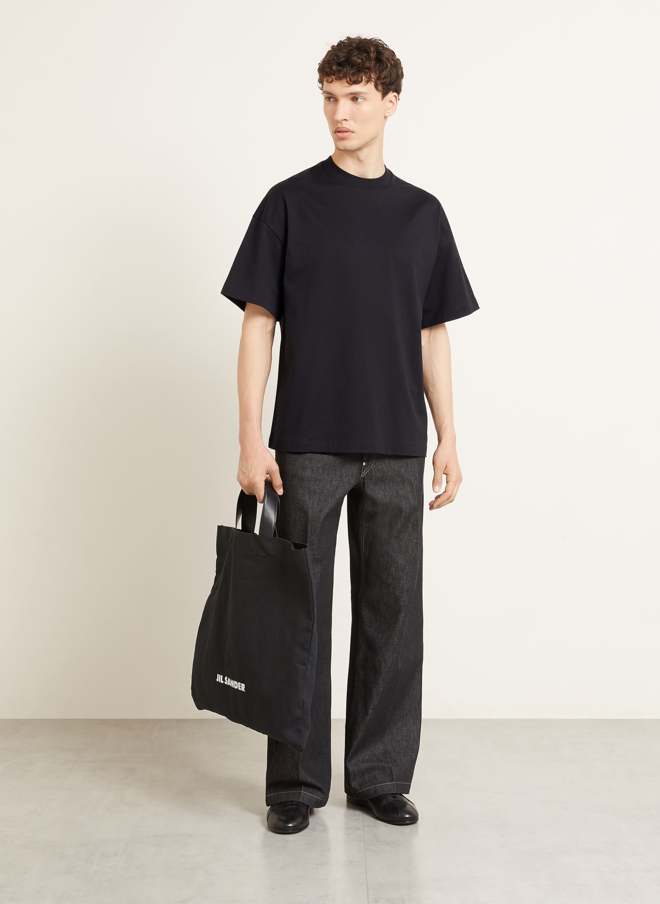 JIL SANDER T-Shirt: SCHWARZ