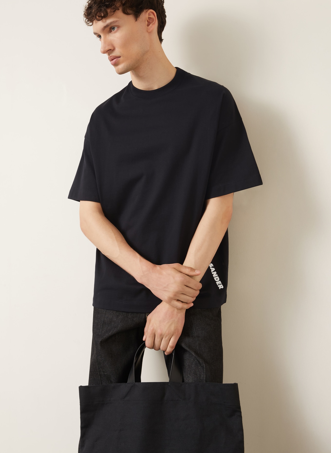 JIL SANDER T-Shirt: SCHWARZ