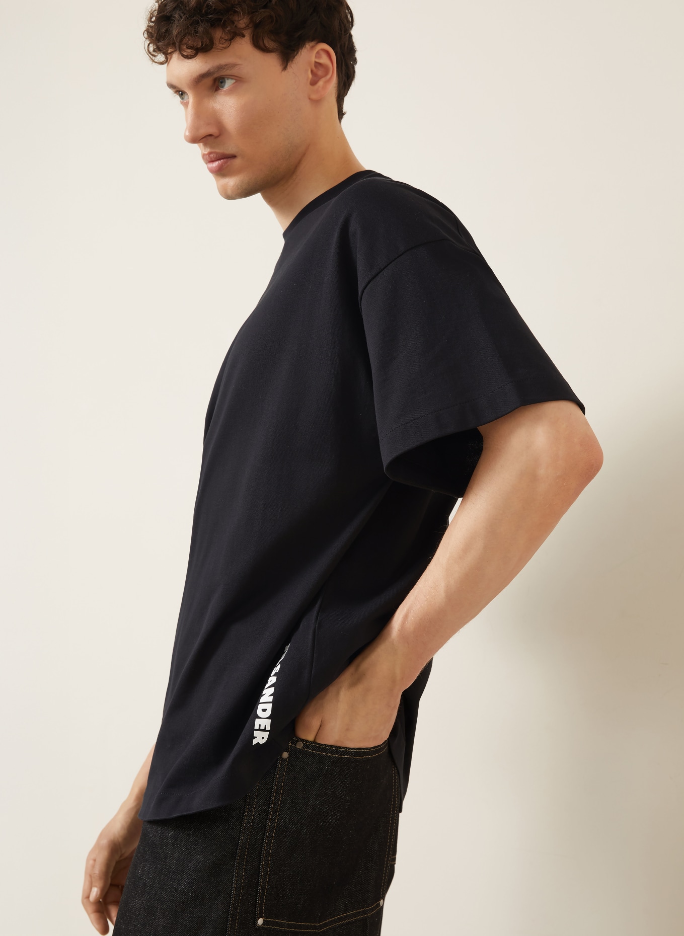 JIL SANDER T-Shirt: SCHWARZ