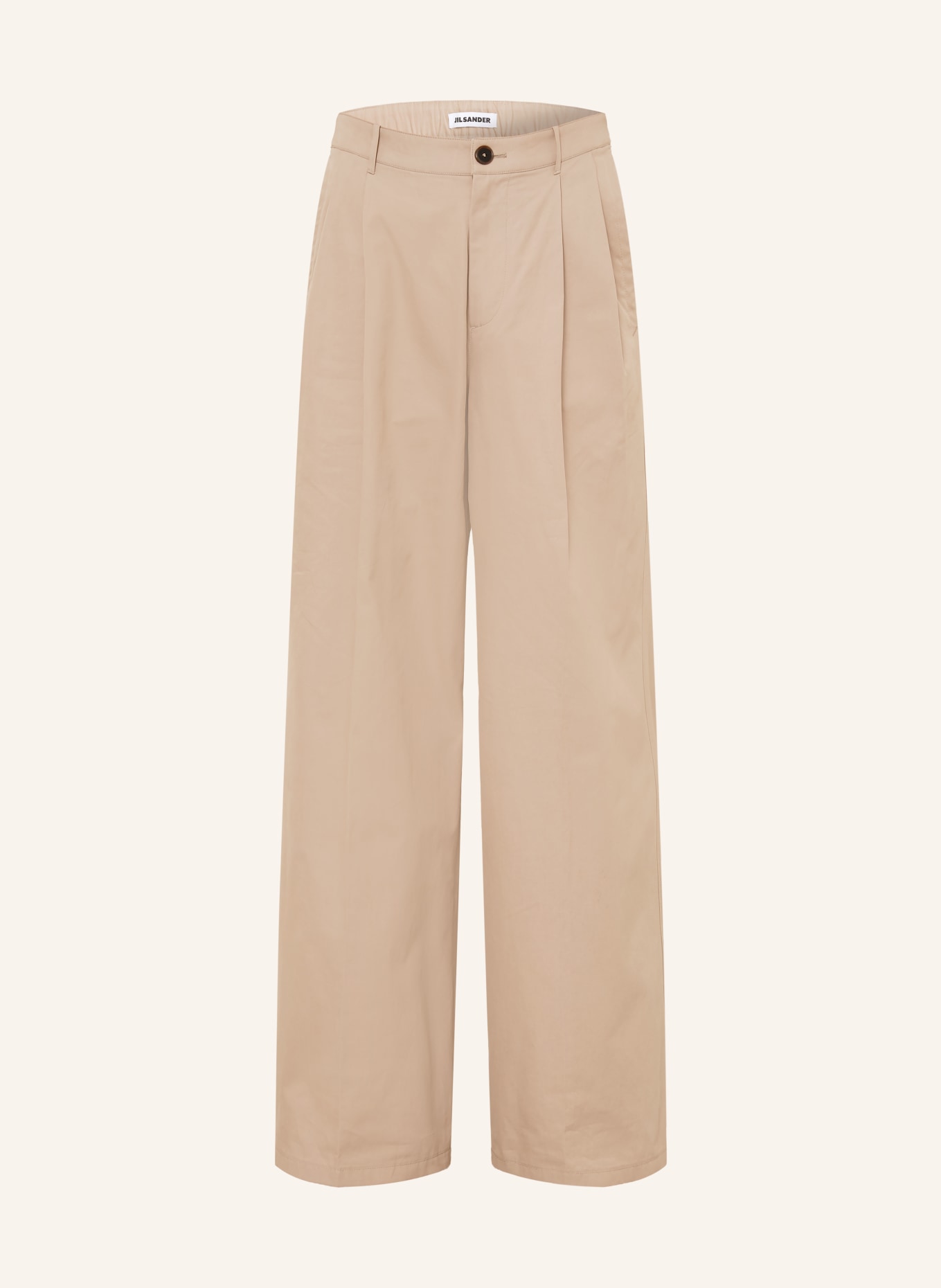 JIL SANDER Chino Oversize Fit: BEIGE