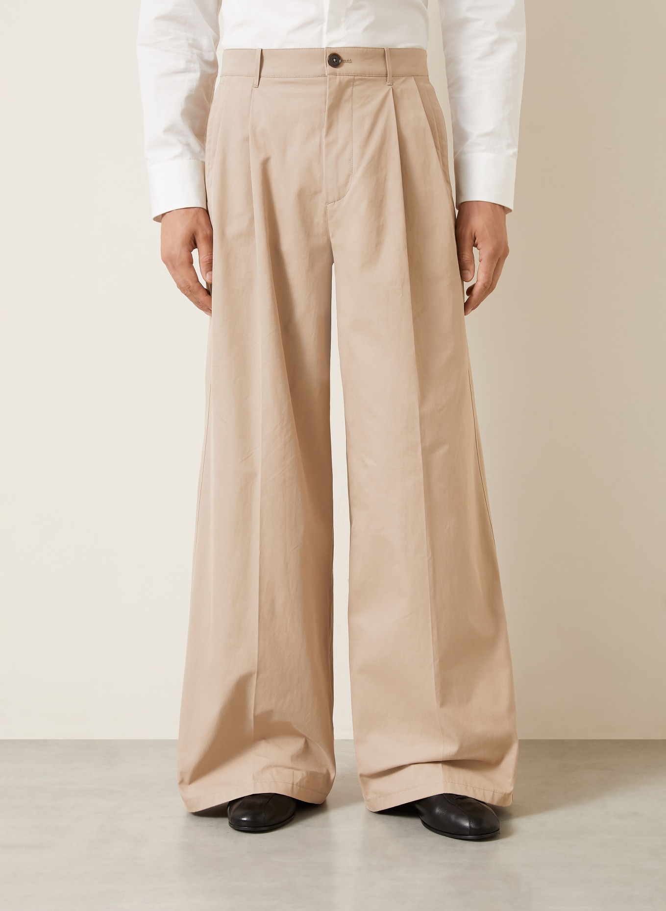 JIL SANDER Chino Oversize Fit: BEIGE