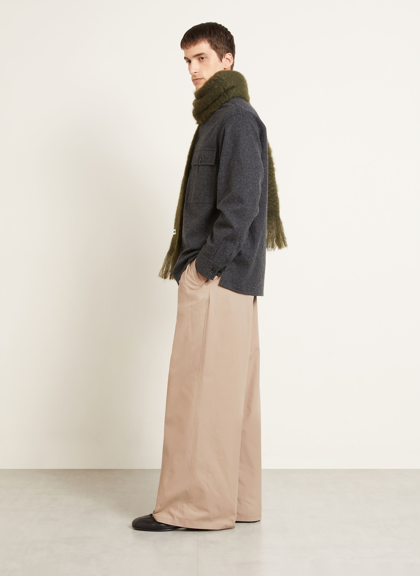 JIL SANDER Chino Oversize Fit: BEIGE