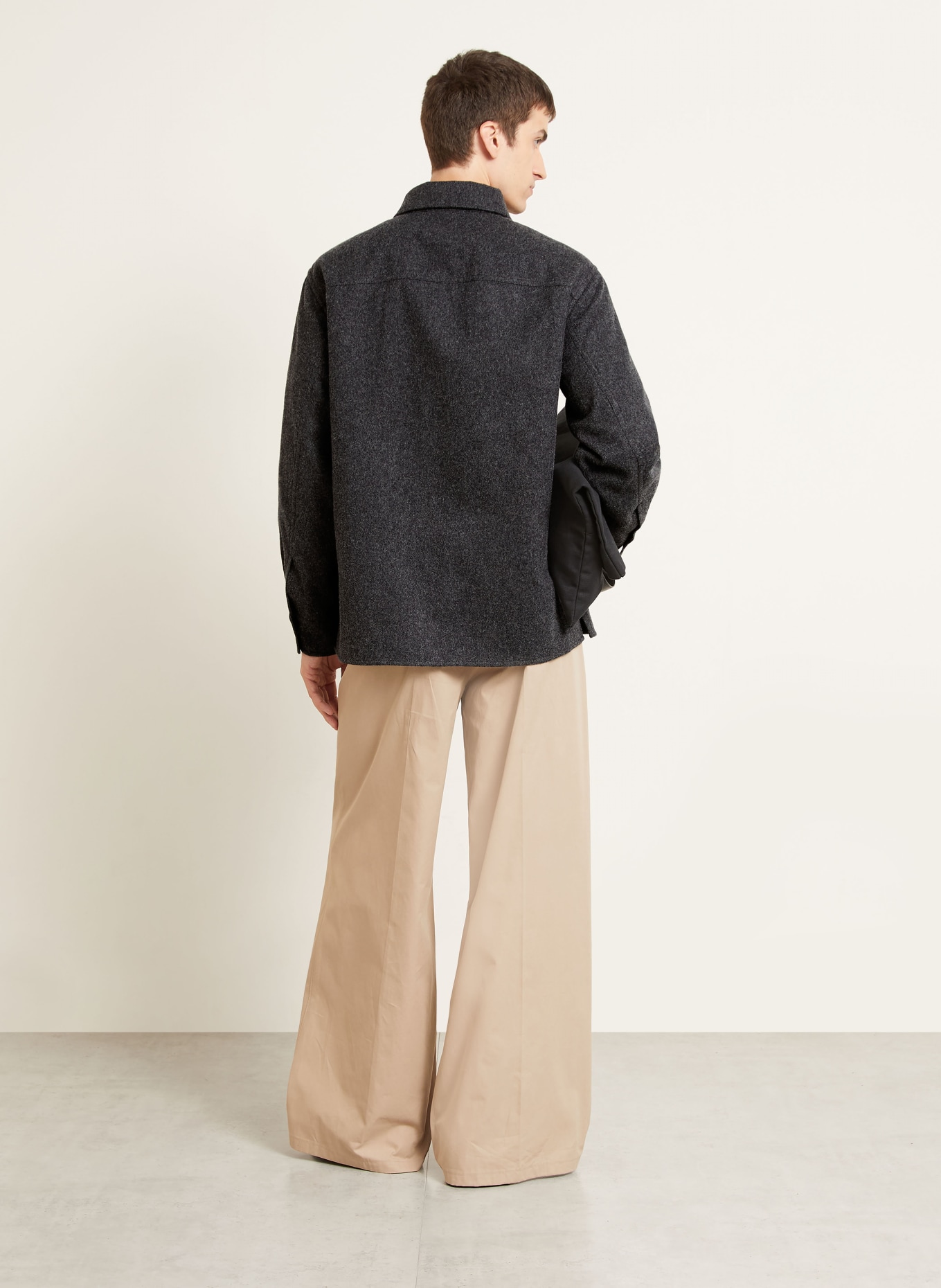 JIL SANDER Surveste: GRIS FONCÉ