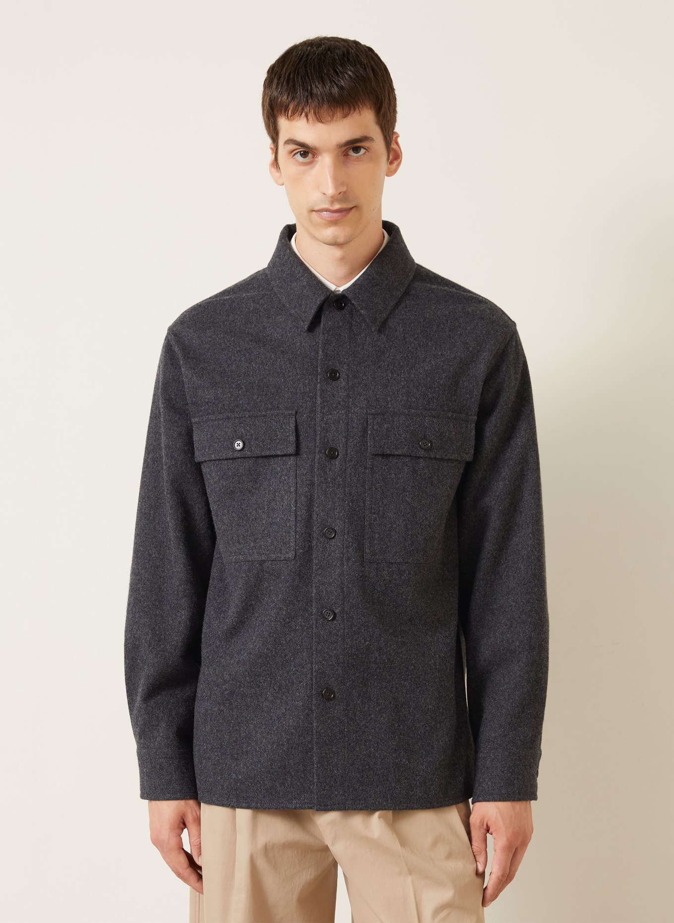 JIL SANDER Surveste: GRIS FONCÉ