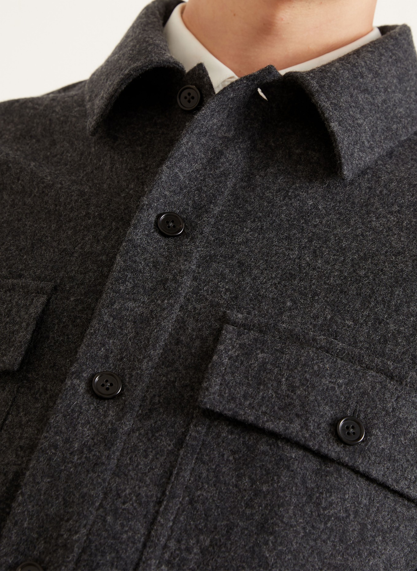 JIL SANDER Surveste: GRIS FONCÉ