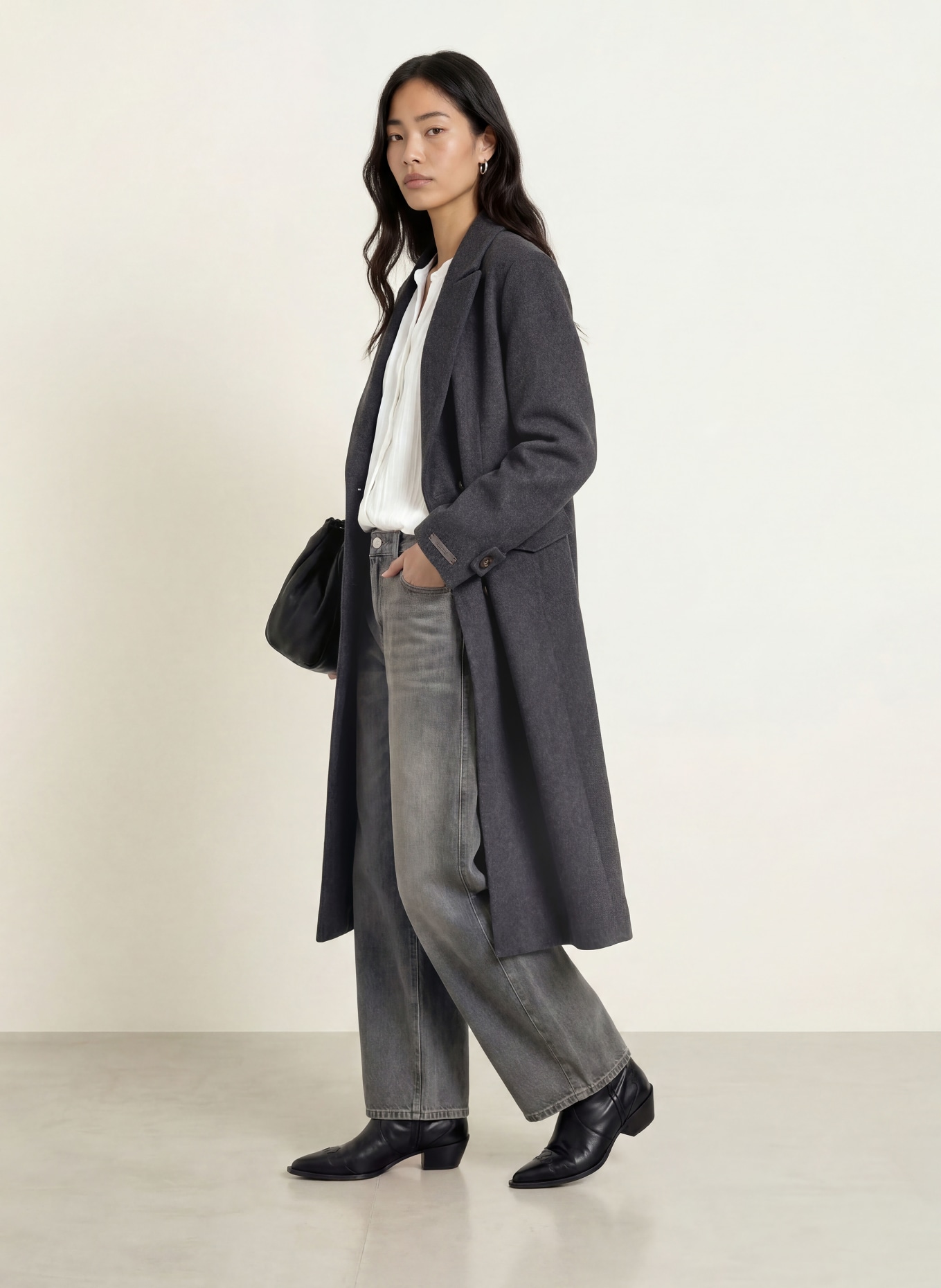 MOS MOSH Manteau MMALVA: GRIS FONCÉ