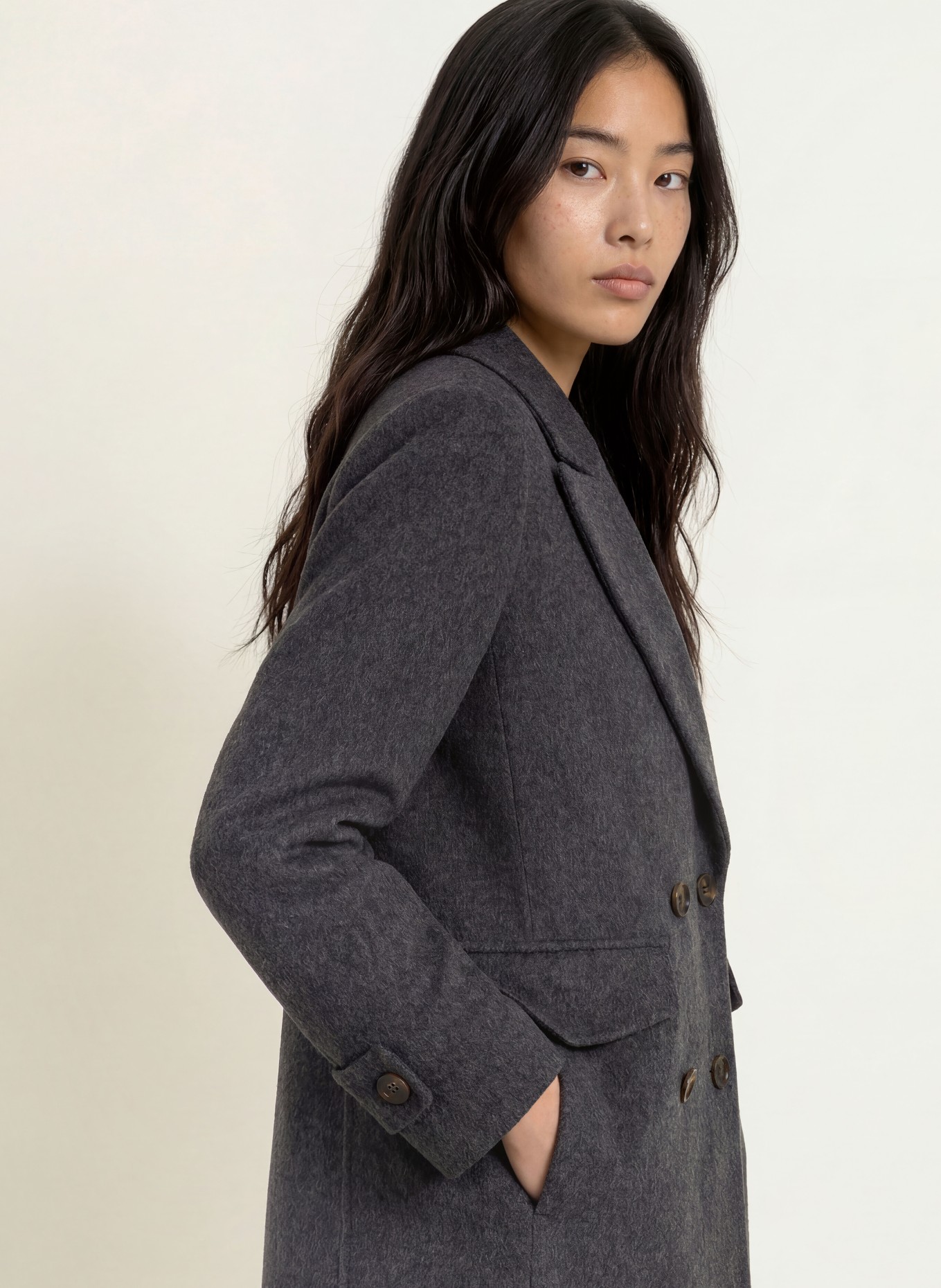 MOS MOSH Manteau MMALVA: GRIS FONCÉ