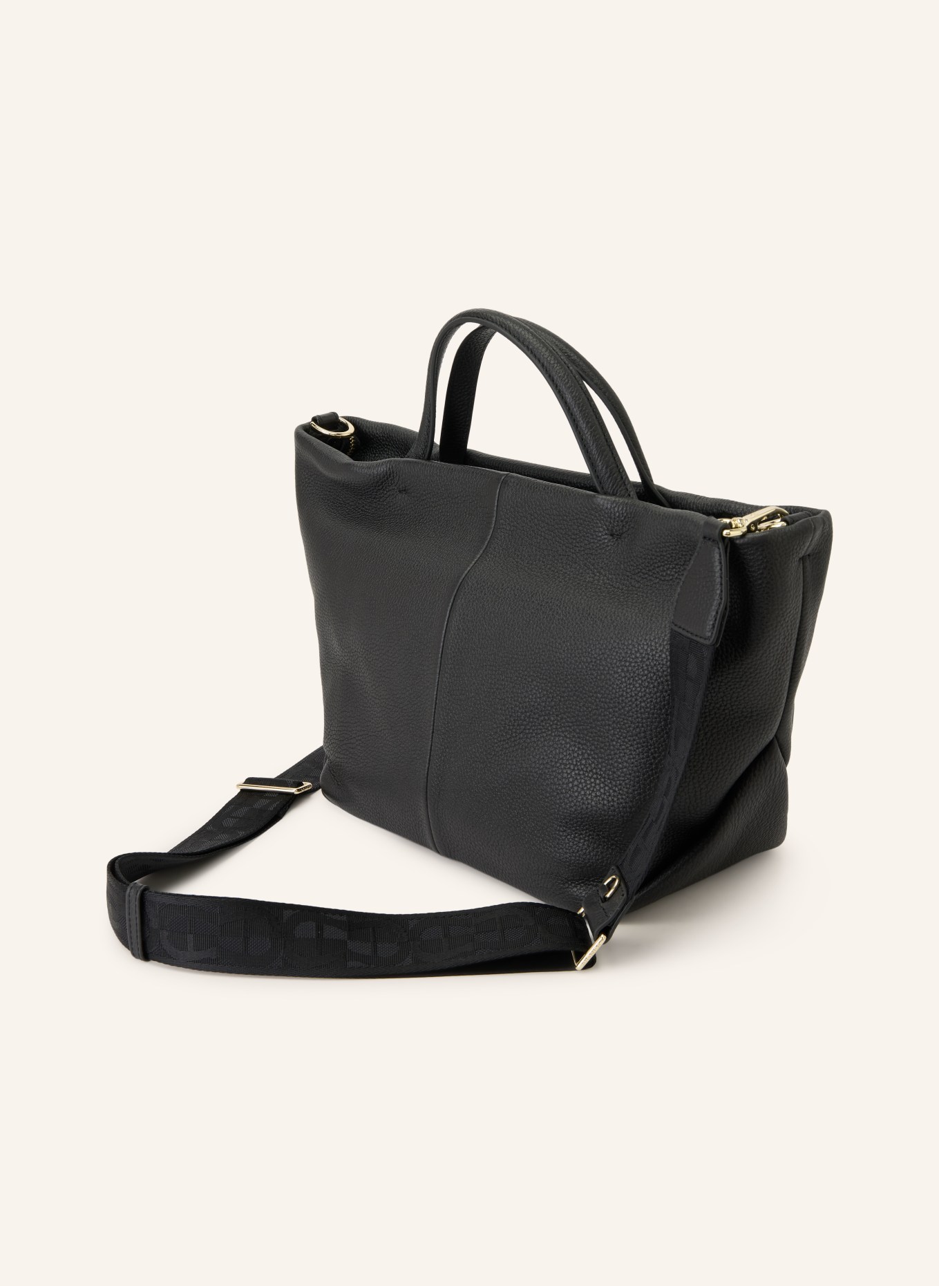 AIGNER Shopper PAOLA: SCHWARZ / GOLD