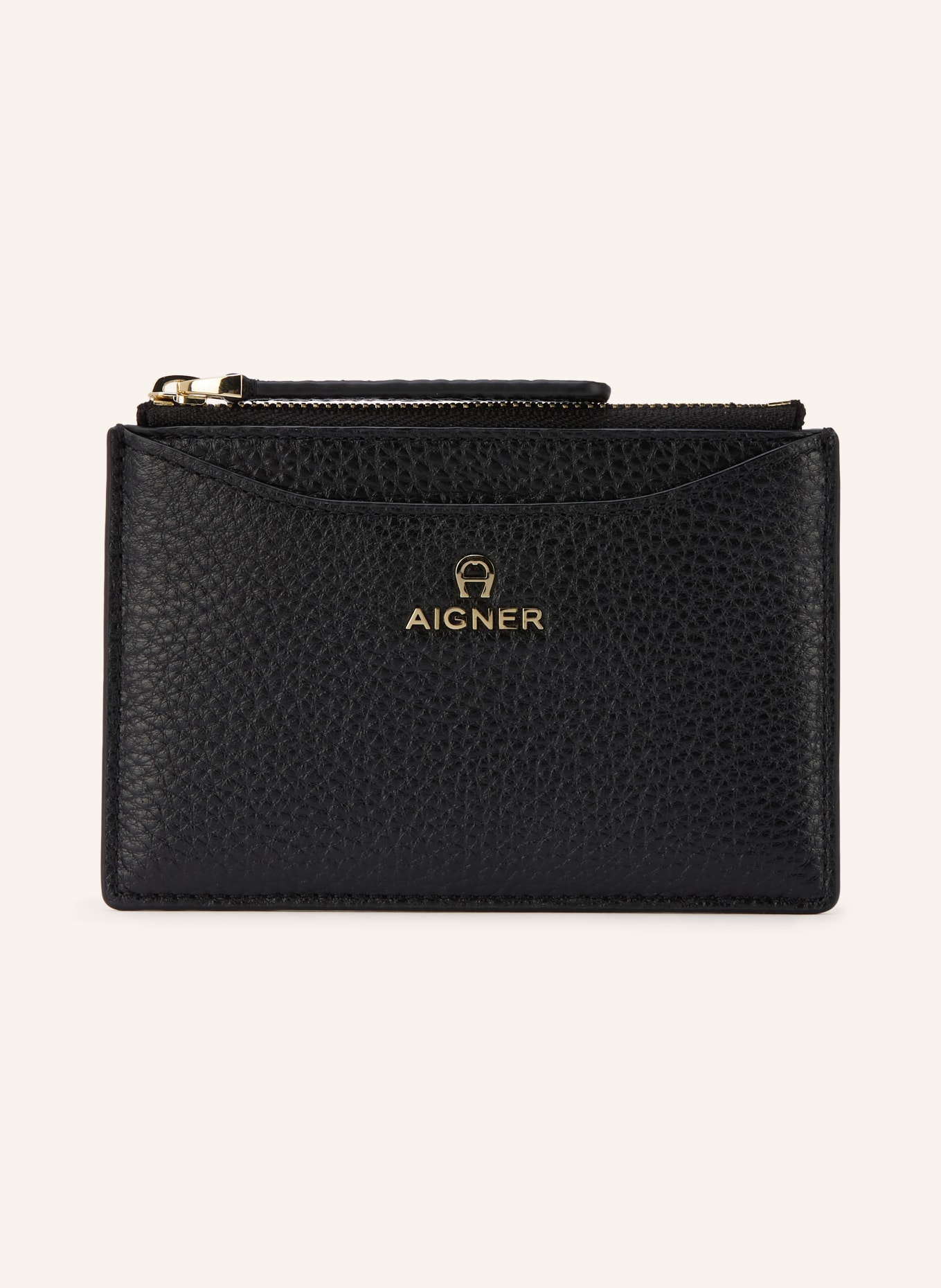 AIGNER Kartenetui MARIKA: SCHWARZ / GOLD
