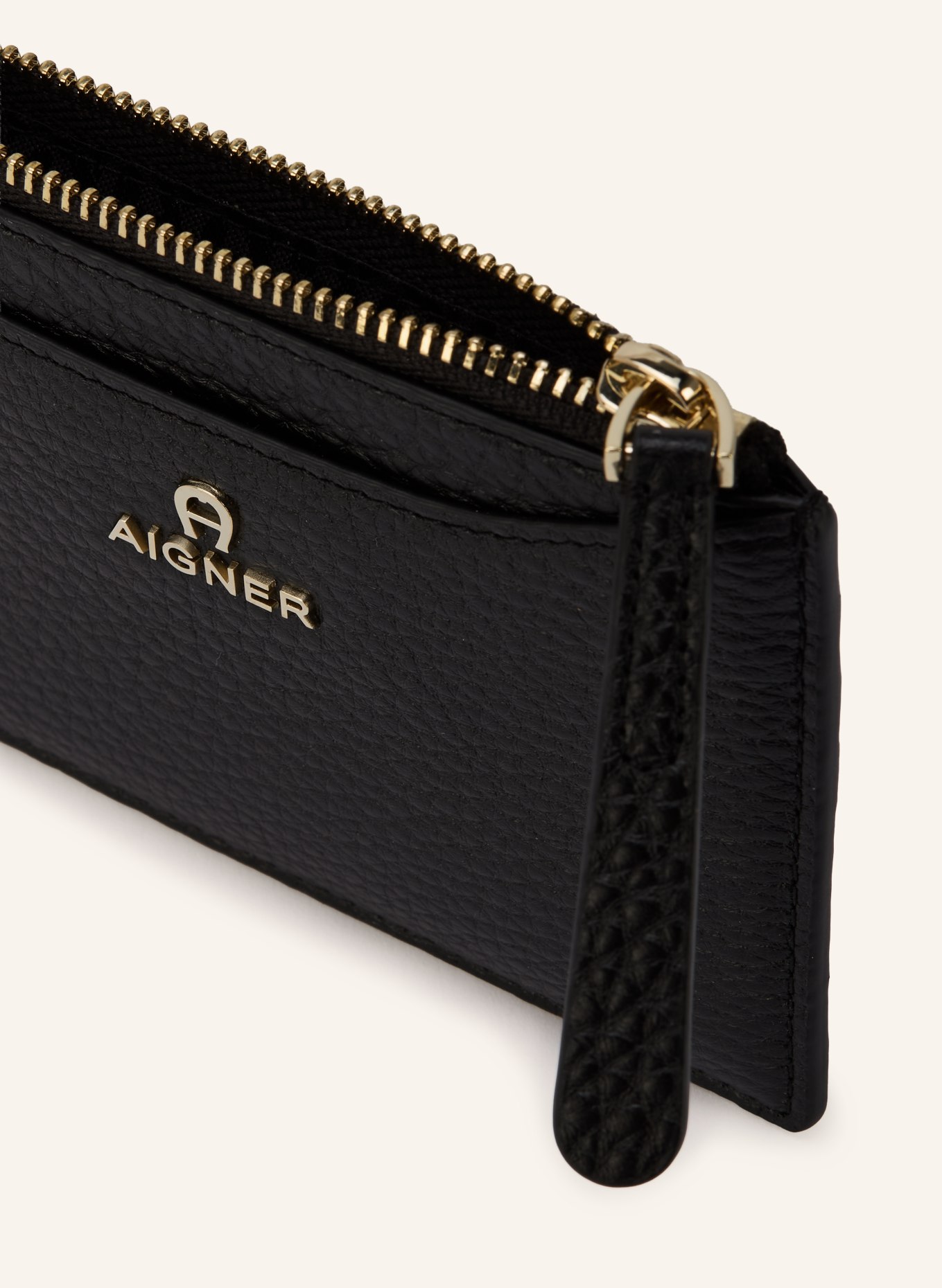 AIGNER Kartenetui MARIKA: SCHWARZ / GOLD