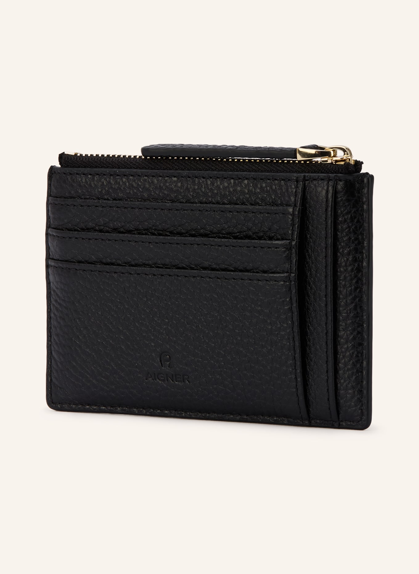 AIGNER Kartenetui MARIKA: SCHWARZ / GOLD