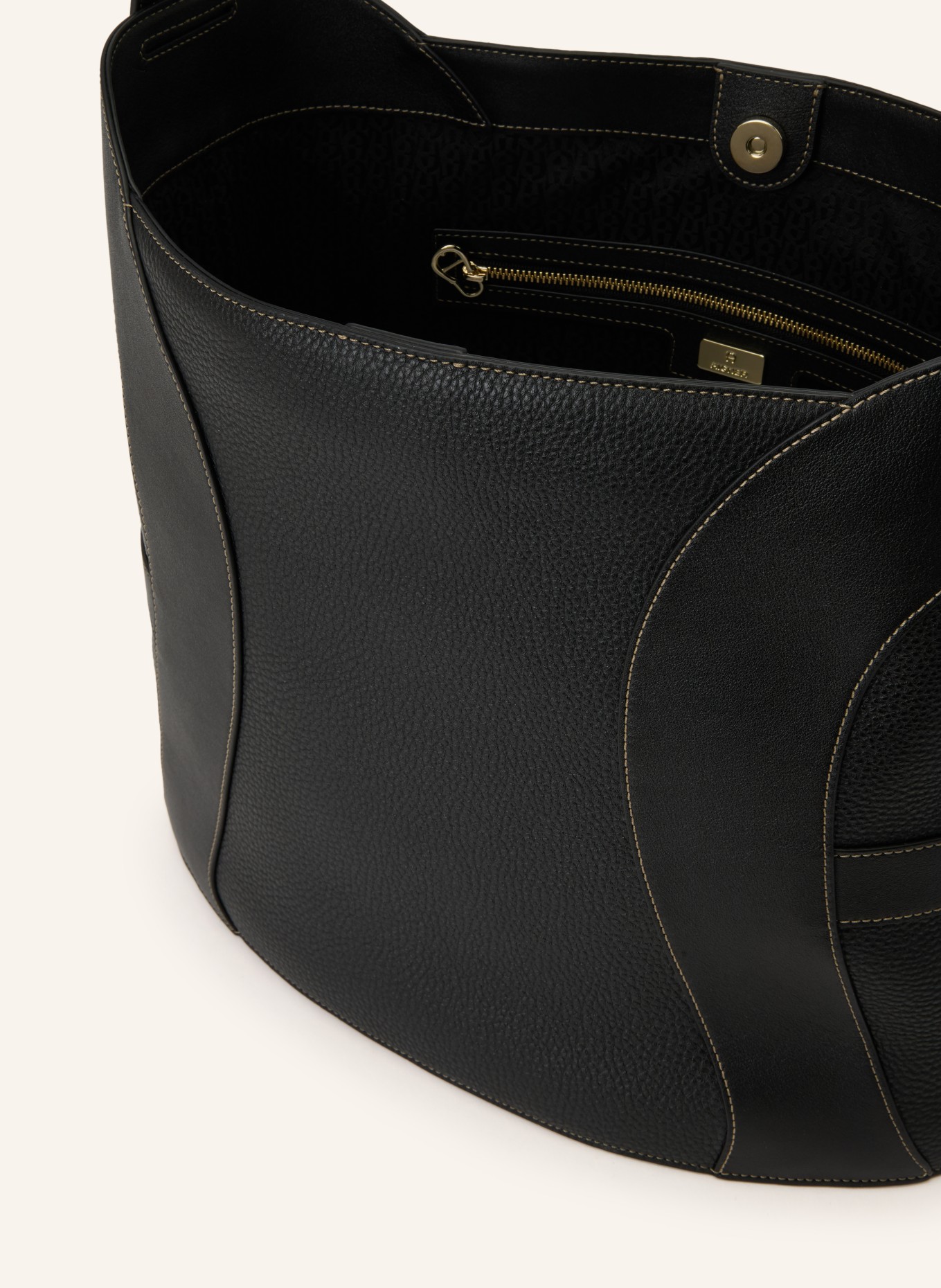 AIGNER Beuteltasche DEBORAH: SCHWARZ / GOLD